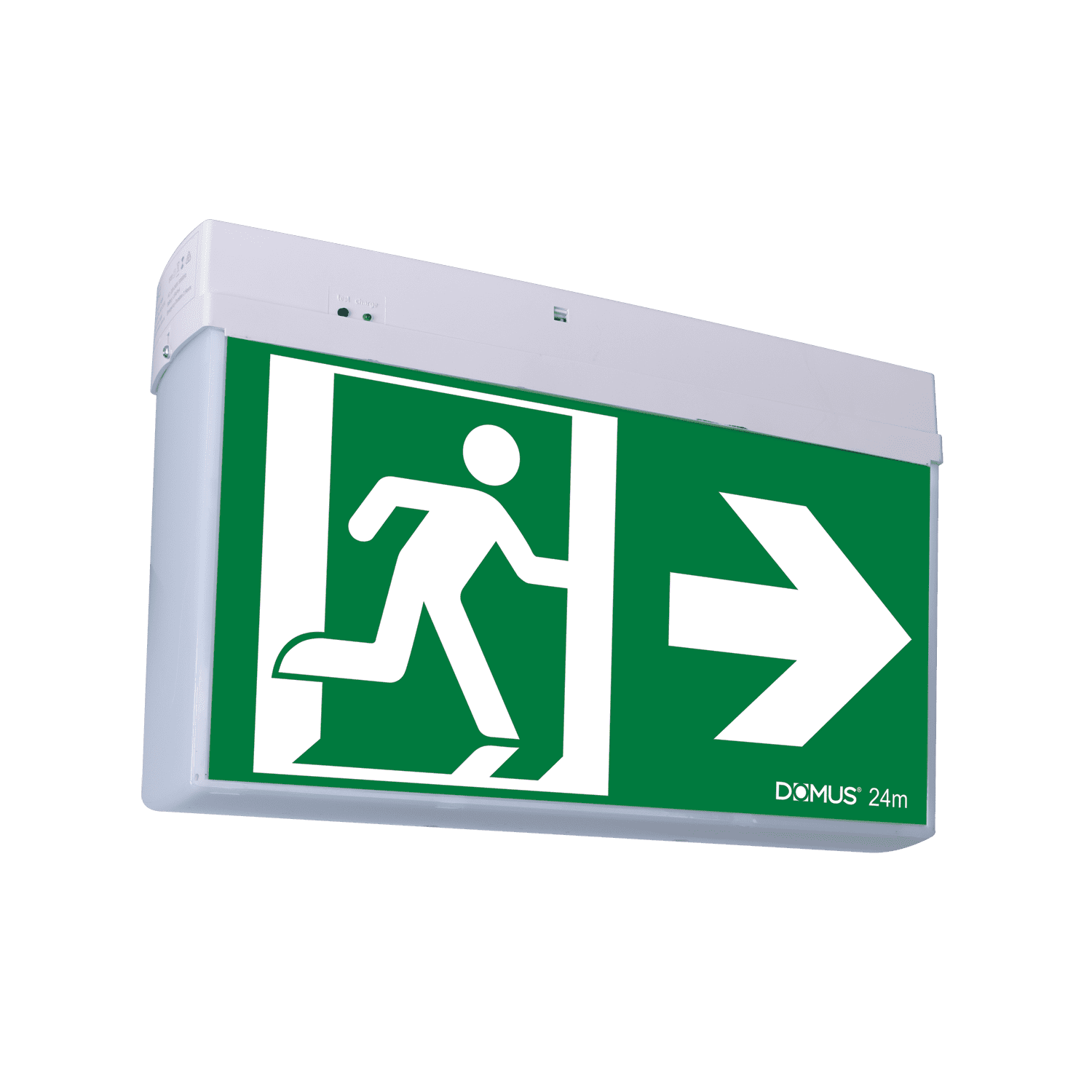 Domus EXIT SURFACE MOUNTED LED Emergency Black/ White- 66100, 66101