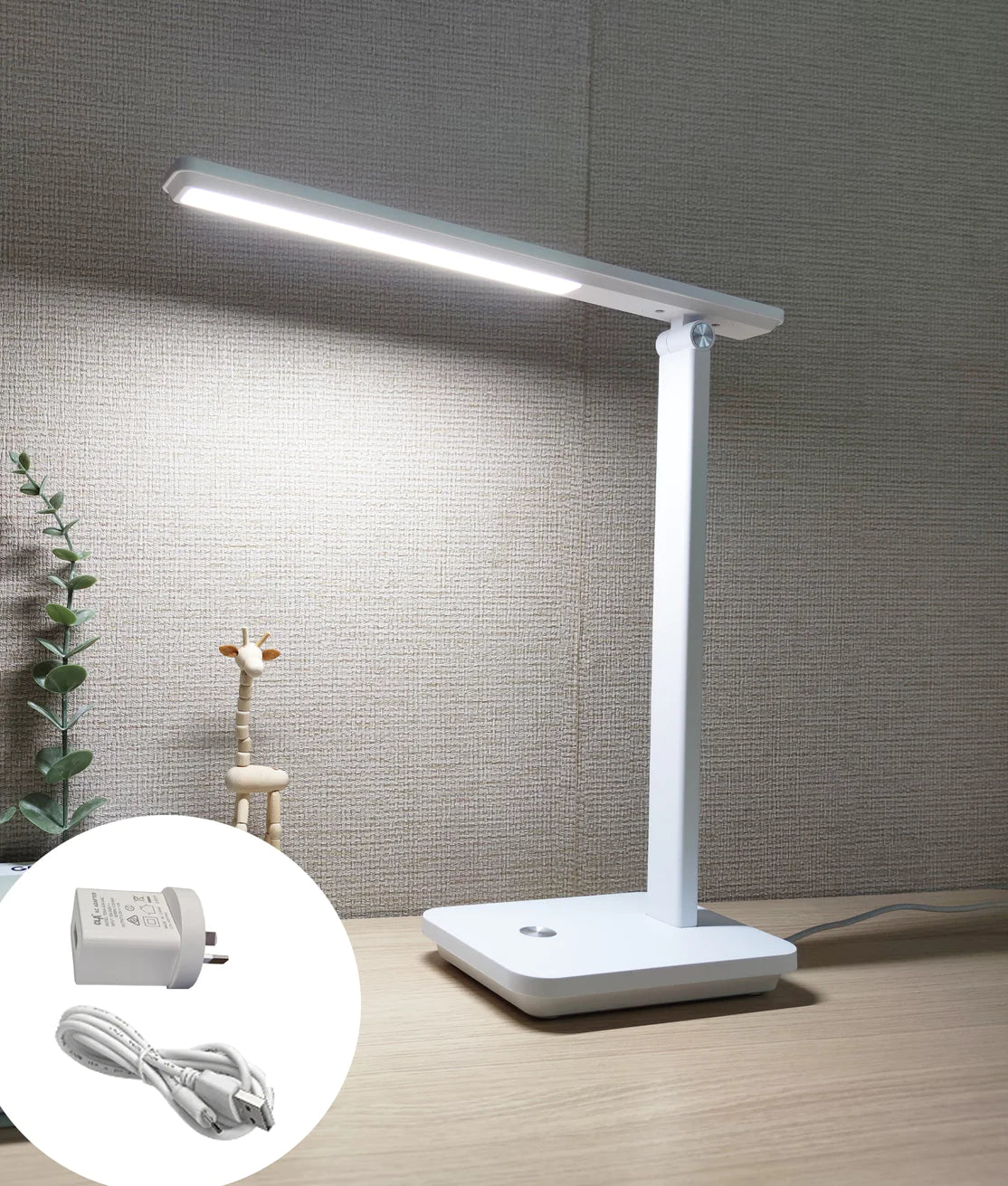 CLA FLATMATE: D.I.Y. LED Portable & Rechargeable Touch Table Lamp Tri - White 5W 240V IP20 - FLATMATE - CLA Lighting