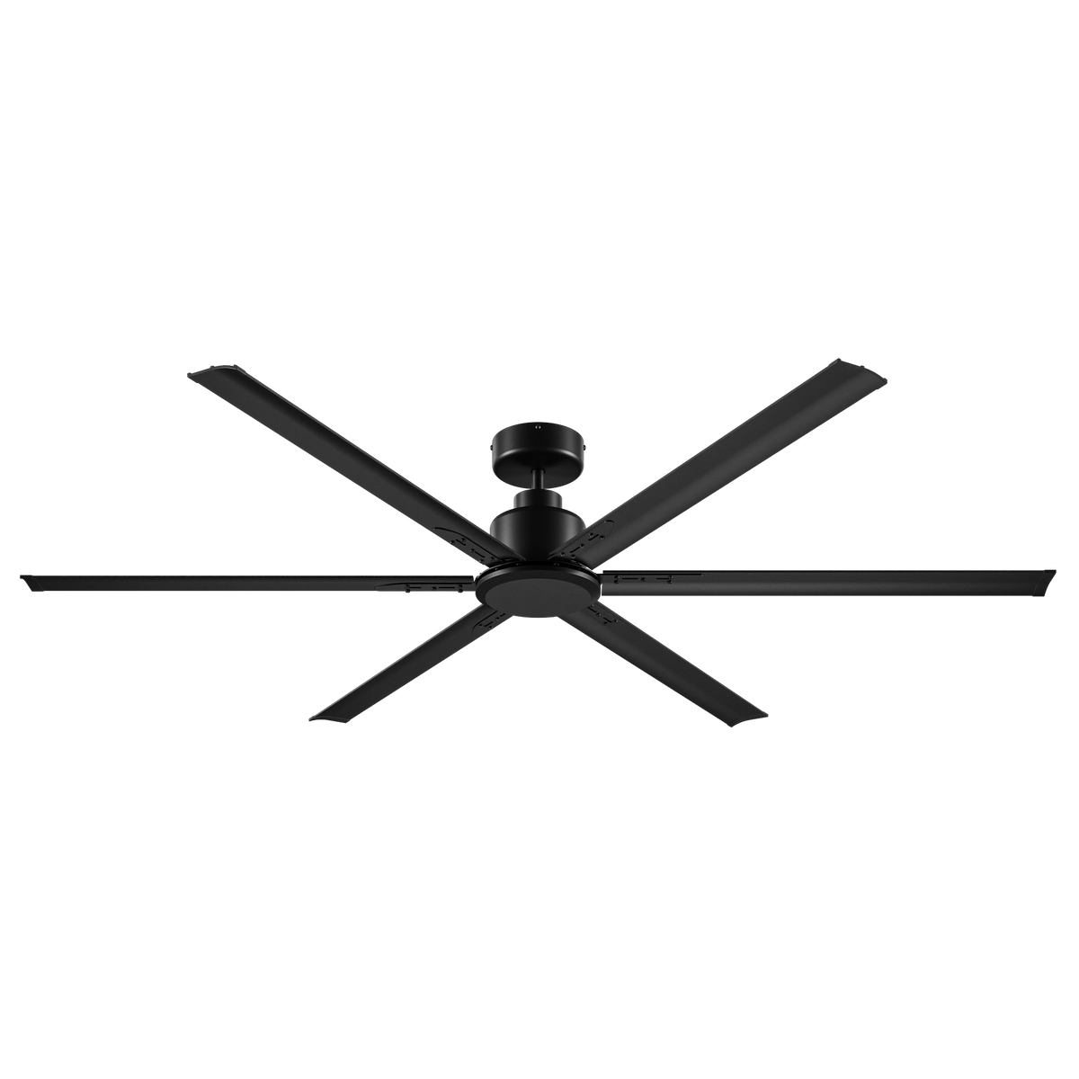Domus Gale 84-inch ceiling fan in Black, product view
