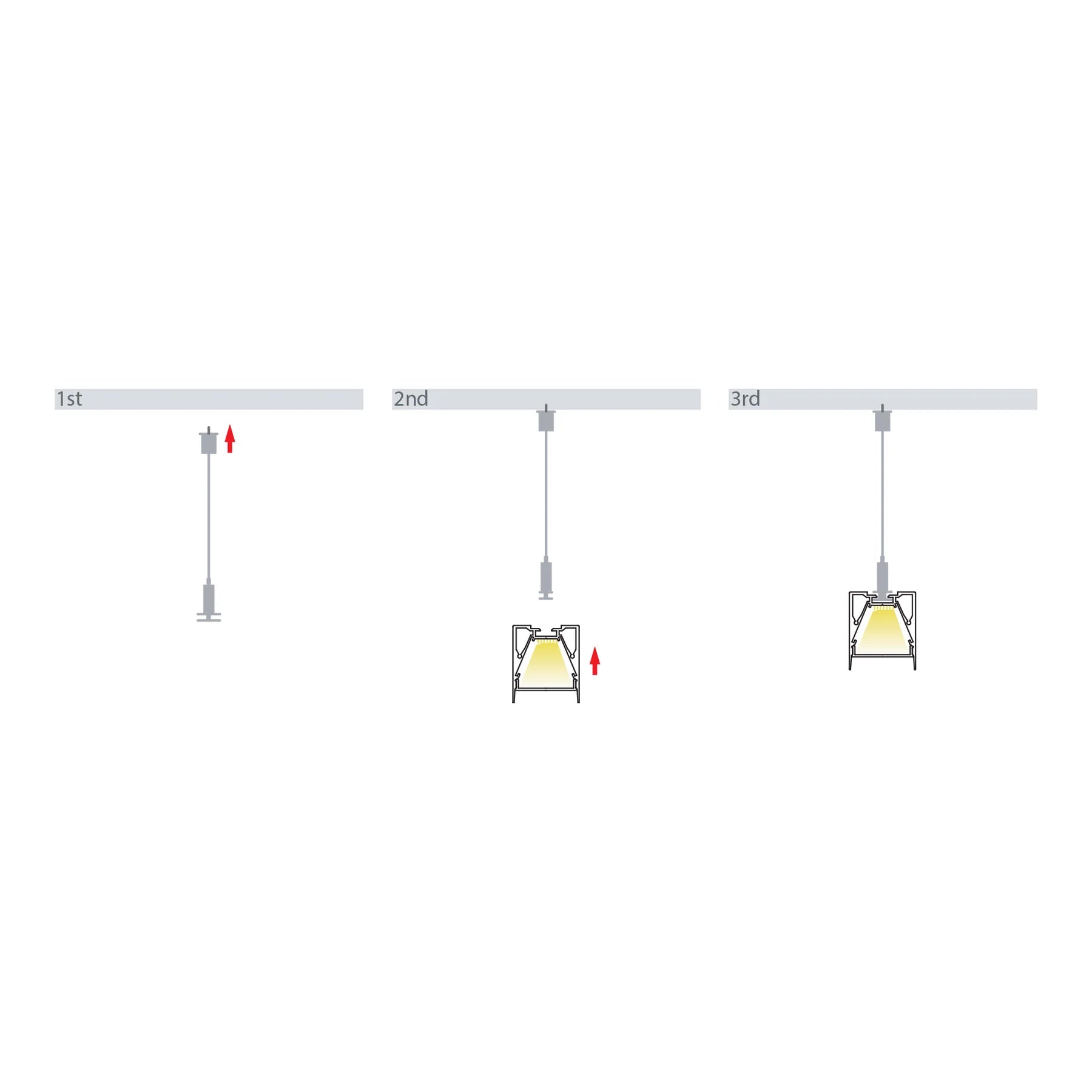 Havit Deep Square Aluminium Profile LED Channel - HV9693-3136-WHT