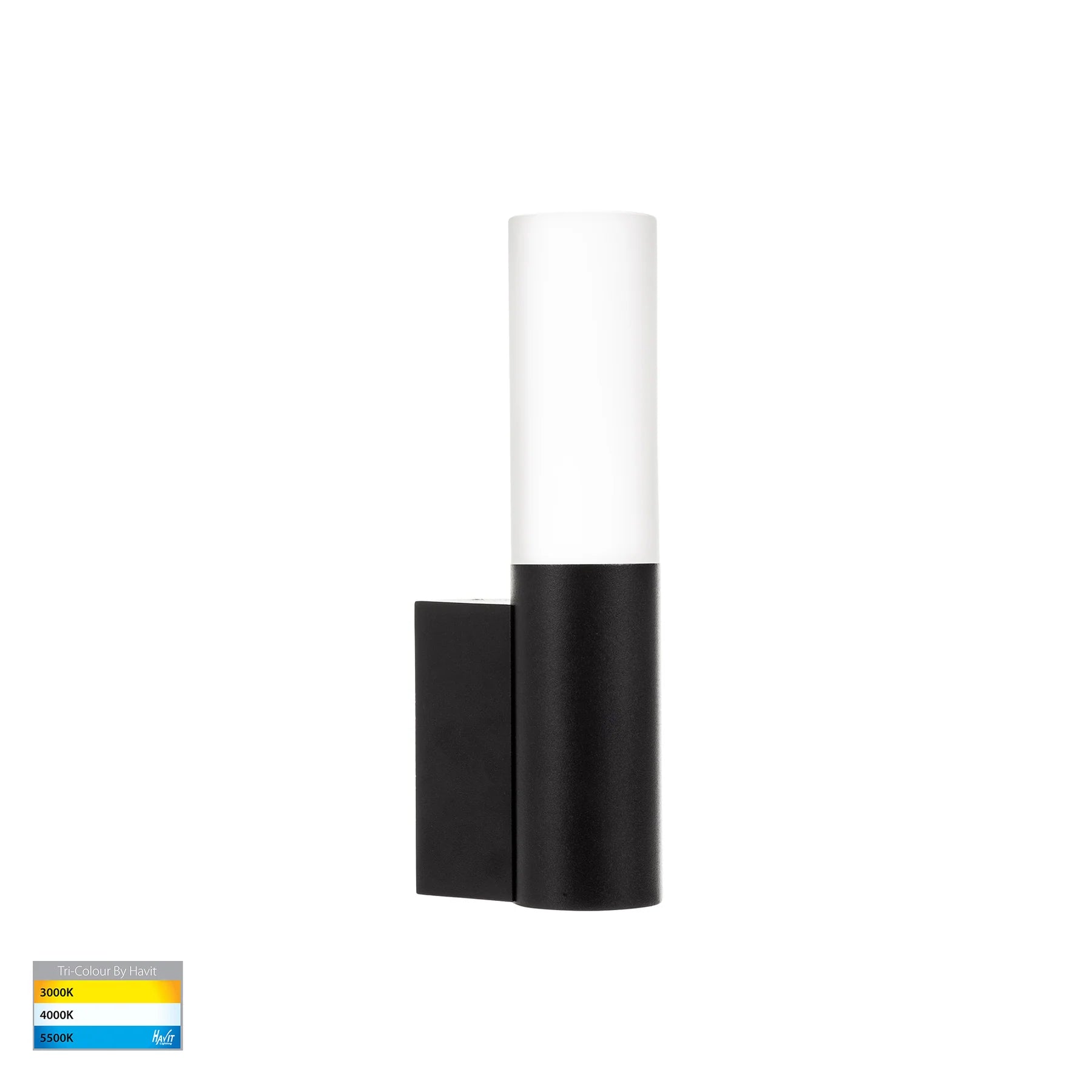 Havit Akril Exterior Wall Lights Tri- Aluminium Black 3W 240V IP65- HV10931T-BLK