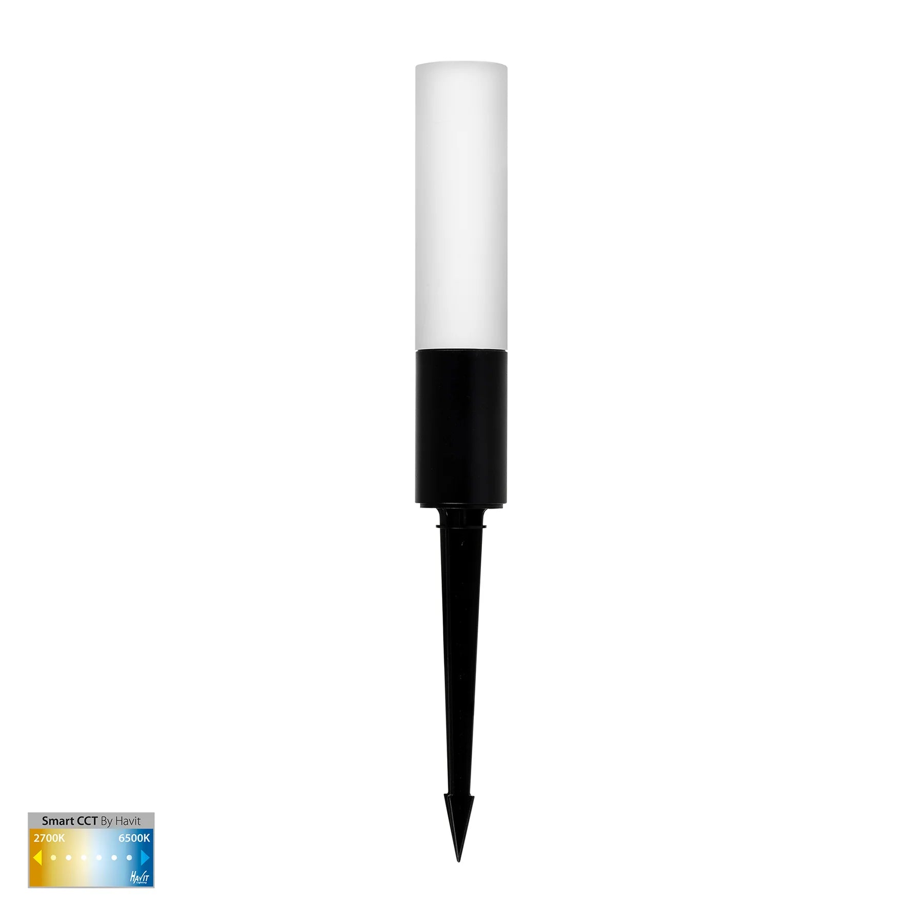 Havit Akril Garden Spike Lights Aluminium 3000K-5000K Black 3W 24V IP65- HV1449CCT-BLK-24V