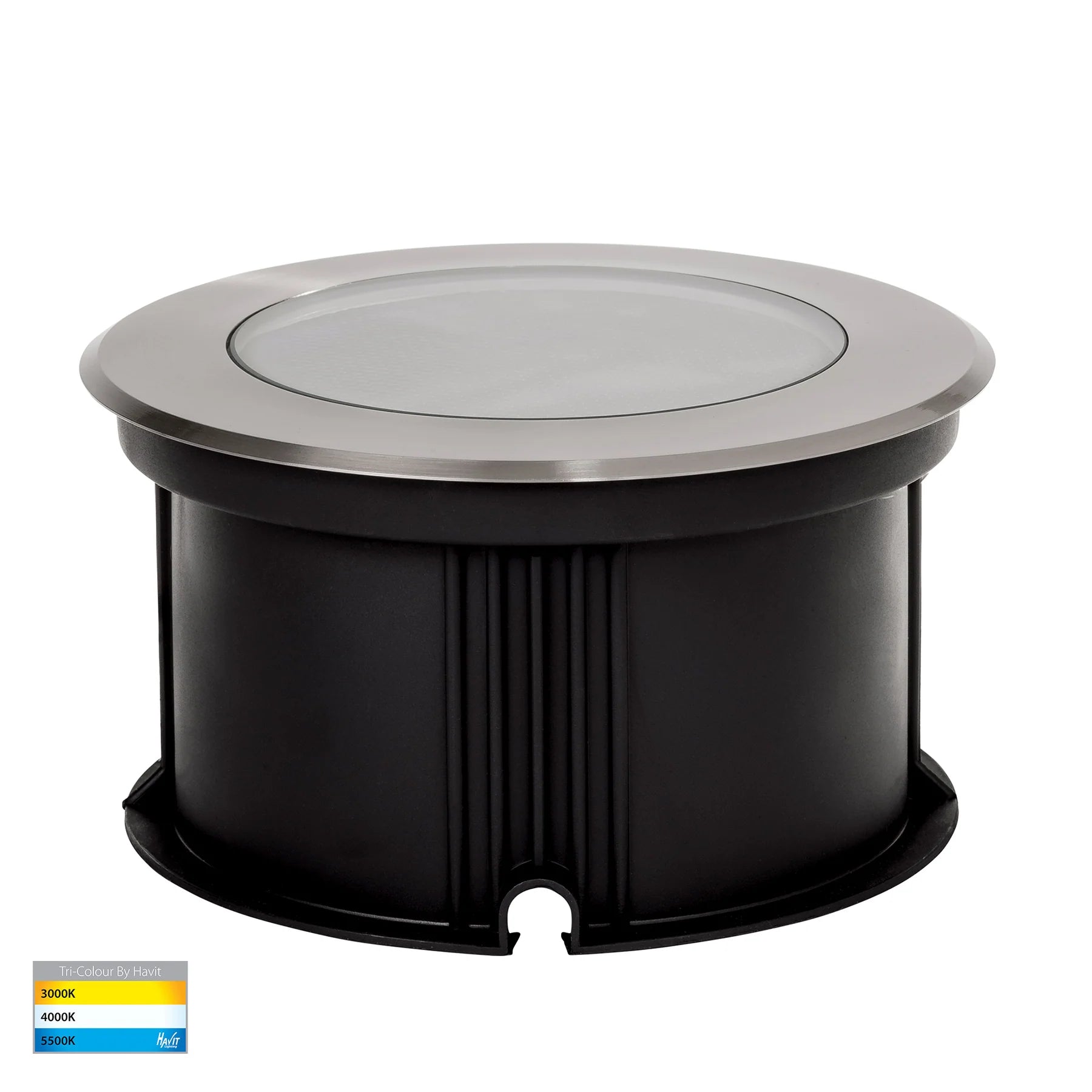 Havit Split 210mm Inground Up Lights and Deck Lights Tri- 316 Stainless Steel 12W 12V IP67- HV1843T