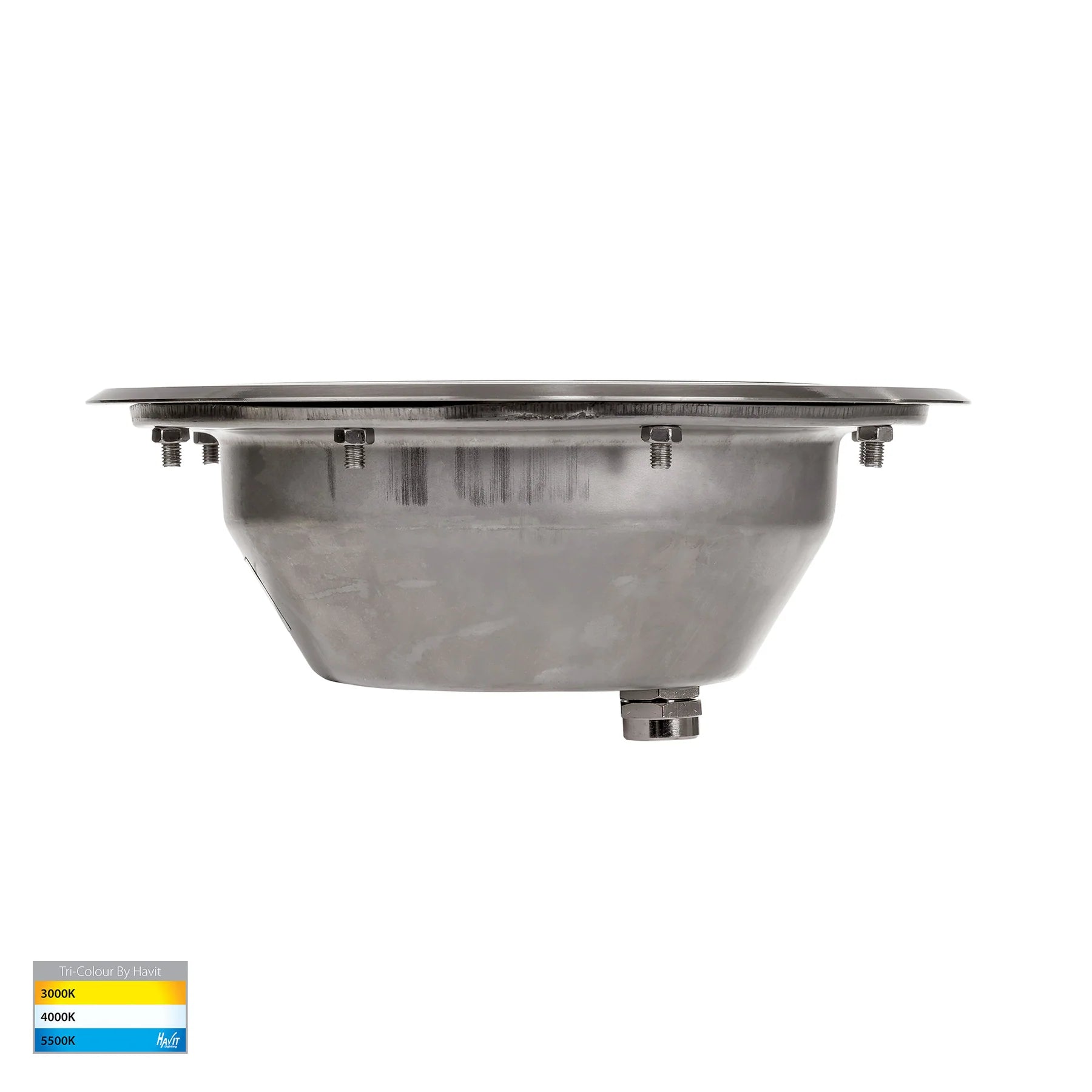 Havit Split 210mm Inground Up Lights and Deck Lights Tri- 316 Stainless Steel 12W 12V IP67- HV1843T