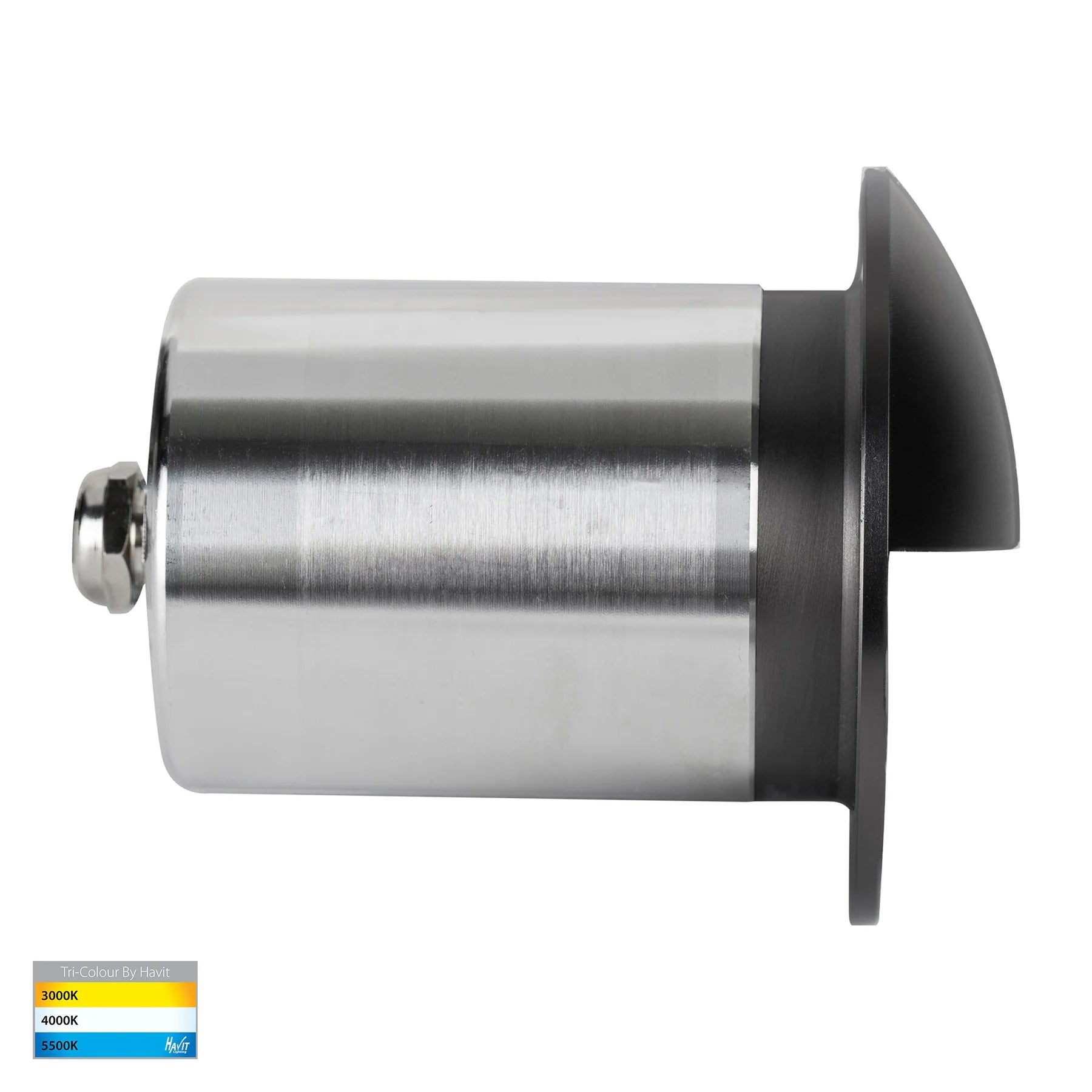 Havit Ollo With Eyelid Garden Step and Up Lights Tri- Graphite 5W 12V IP65 - HV19012T-GPH