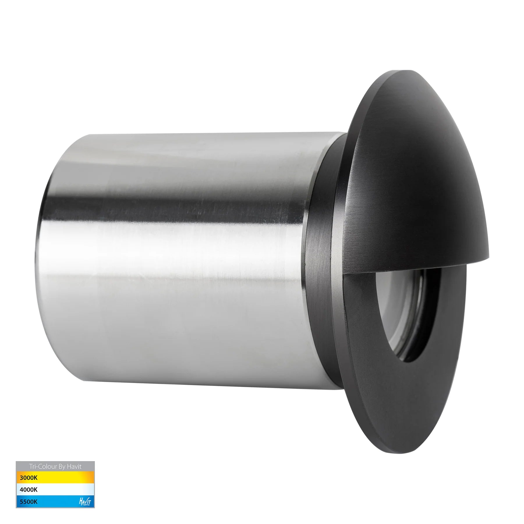 Havit Ollo With Eyelid Garden Step and Up Lights Tri- Graphite 5W 12V IP65 - HV19012T-GPH