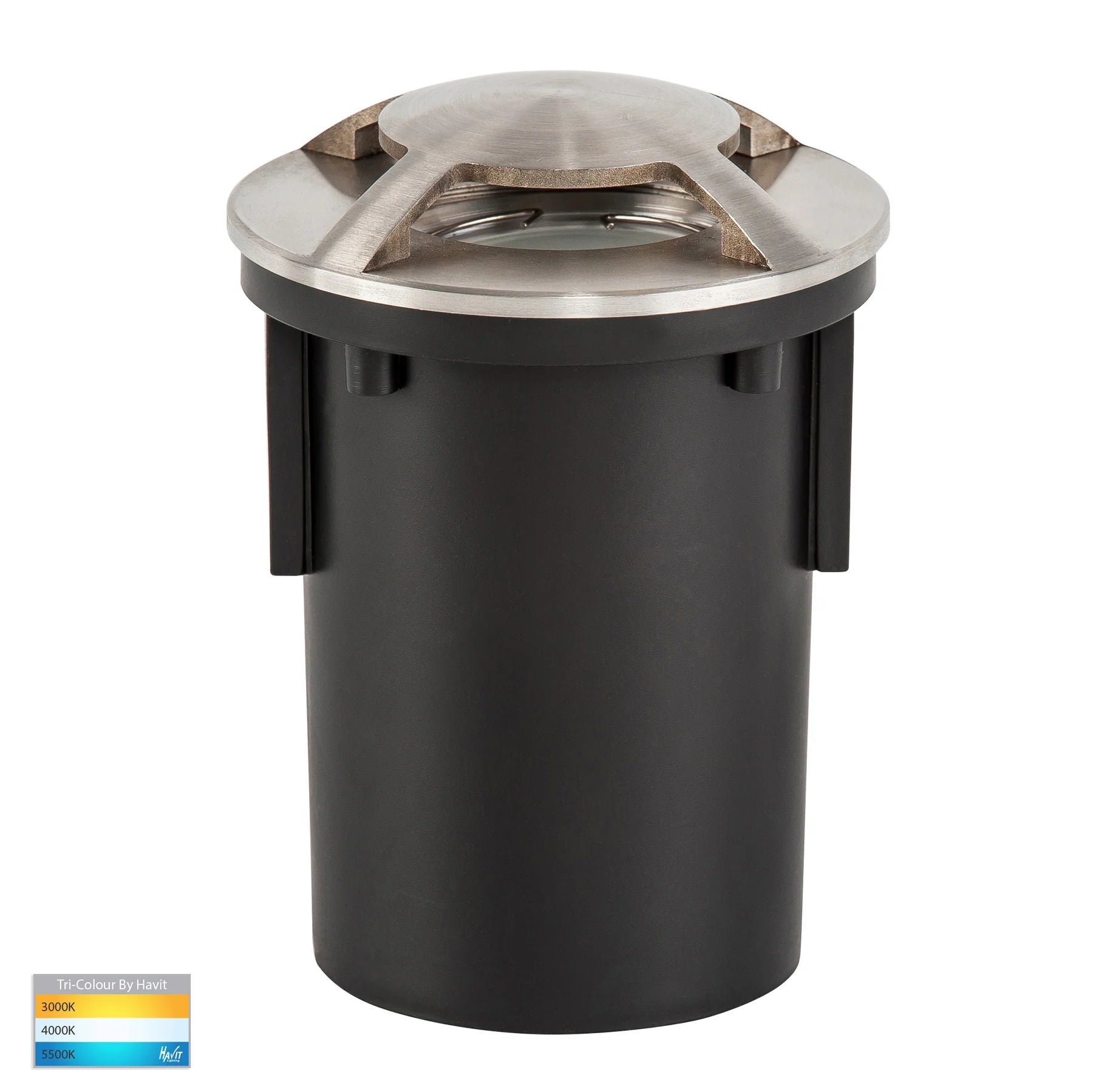 Havit Viale Four Way Driveway Garden Step and Up Lights Tri- 316 Stainless Steel 5W 12V IP65 - HV19092T