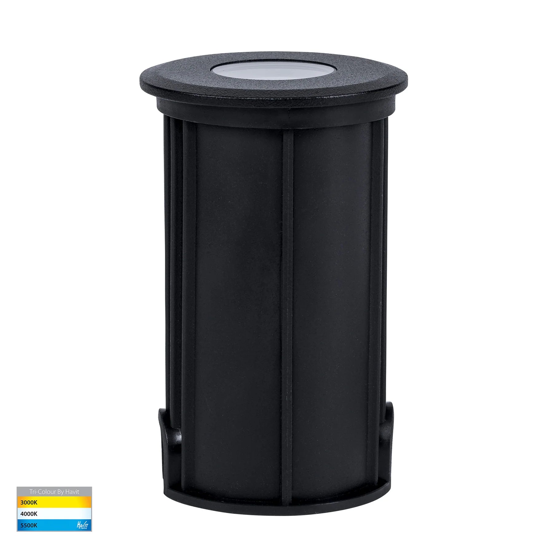 Havit Elite Wall / Deck/ Inground Garden Step and Up Lights Tri- Black 3W 12V IP65 - HV2881T-BLK-12V