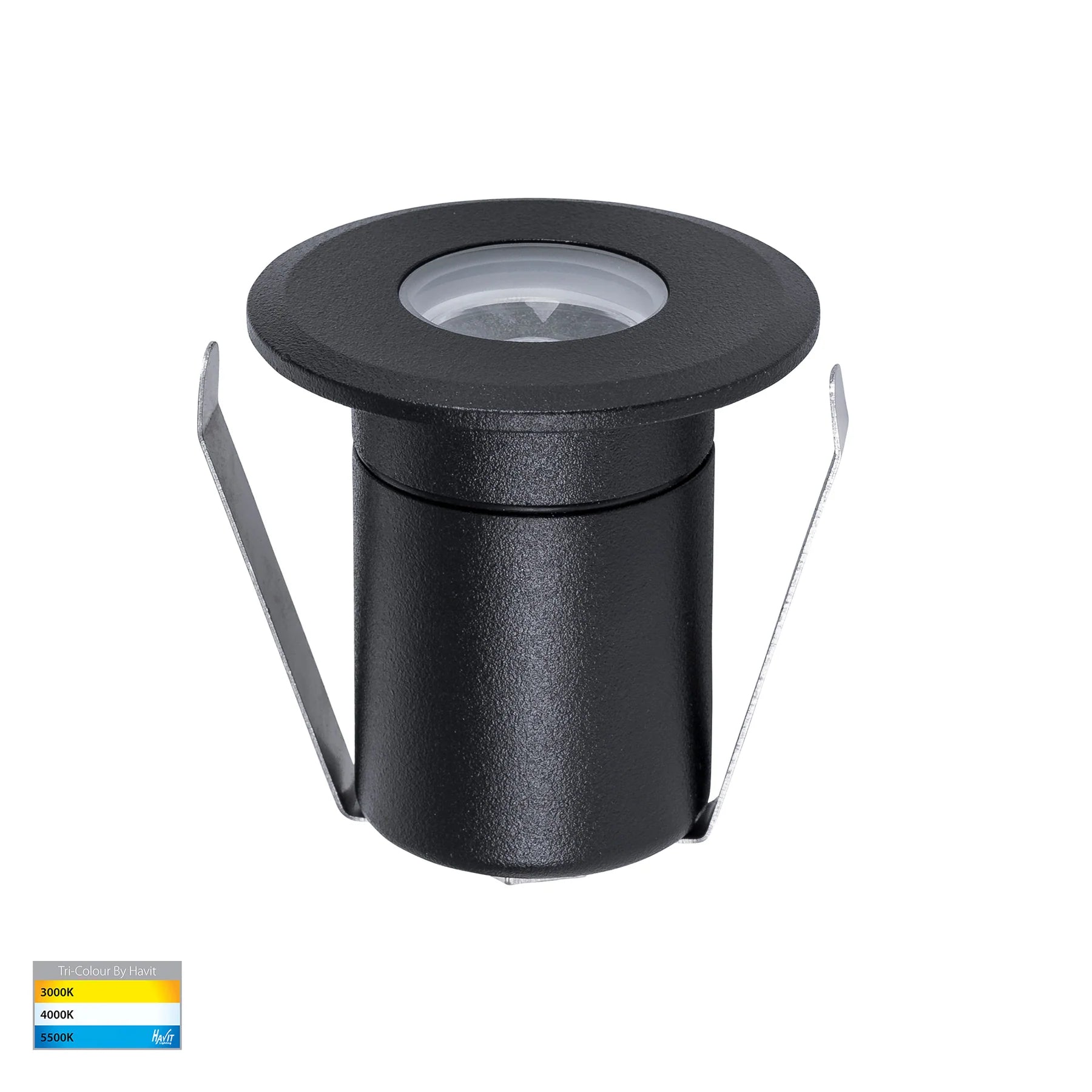 Havit Elite Wall / Deck/ Inground Garden Step and Up Lights Tri- Black 3W 12V IP65 - HV2881T-BLK-12V