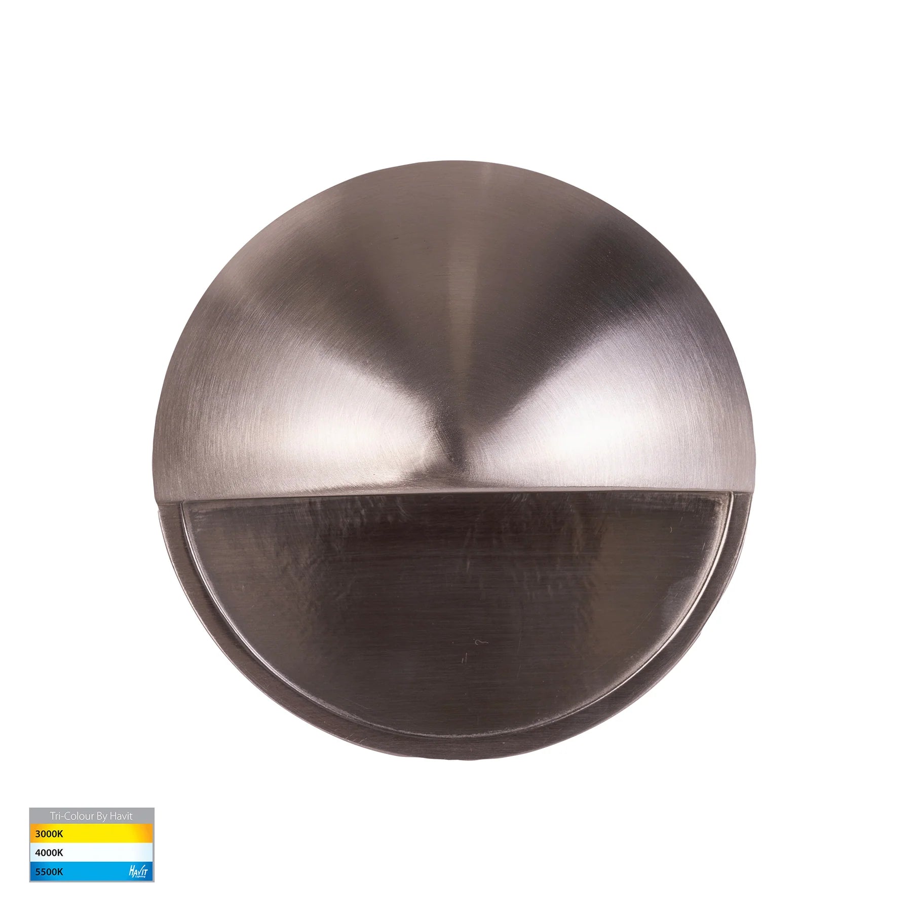 Havit Veko with Eyelid Garden Step and Up Lights Tri- 316 Stainless Steel 6W 12V/240V IP65 - HV2928T-SS316-12V, HV2928T-SS316-240V