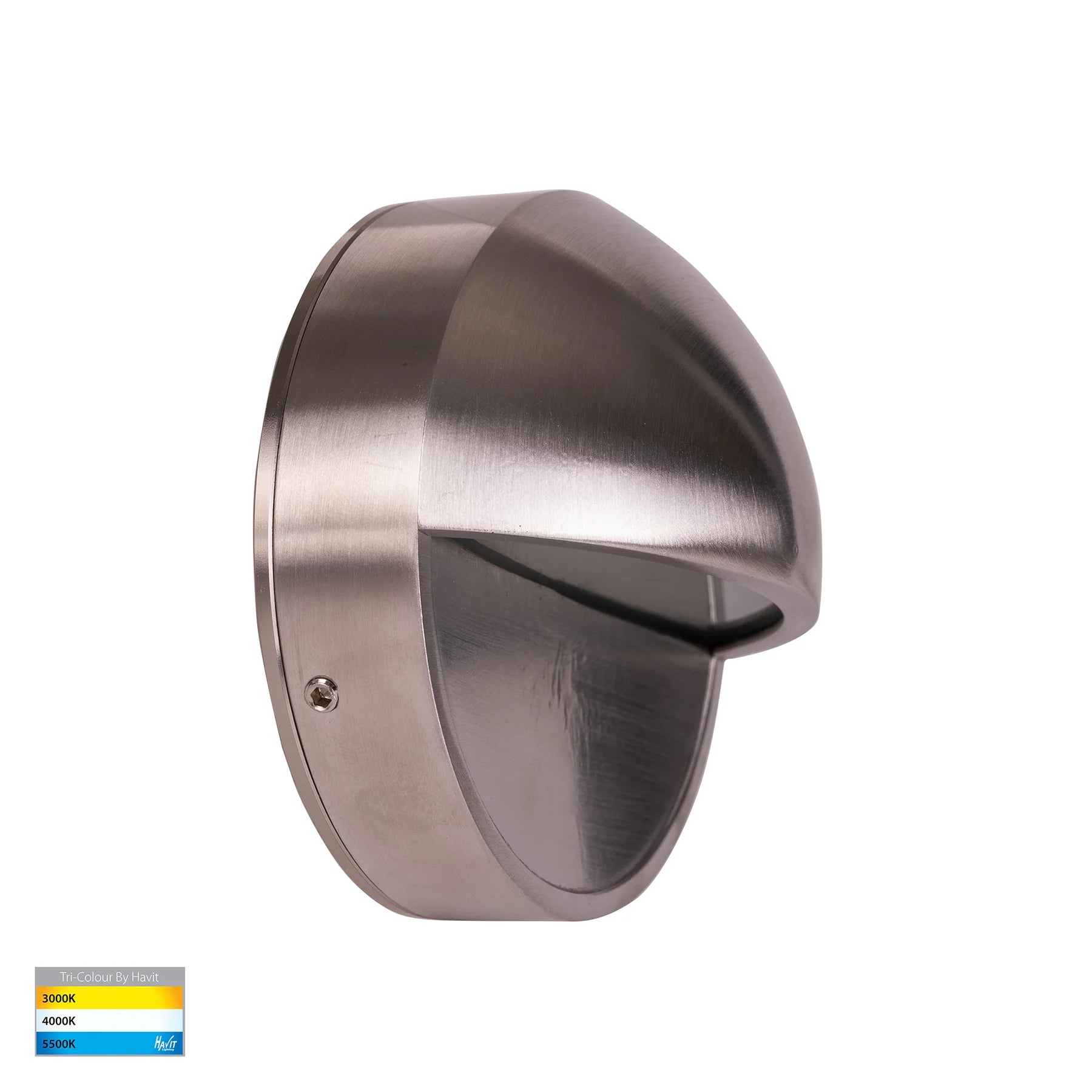 Havit Veko with Eyelid Garden Step and Up Lights Tri- 316 Stainless Steel 6W 12V/240V IP65 - HV2928T-SS316-12V, HV2928T-SS316-240V