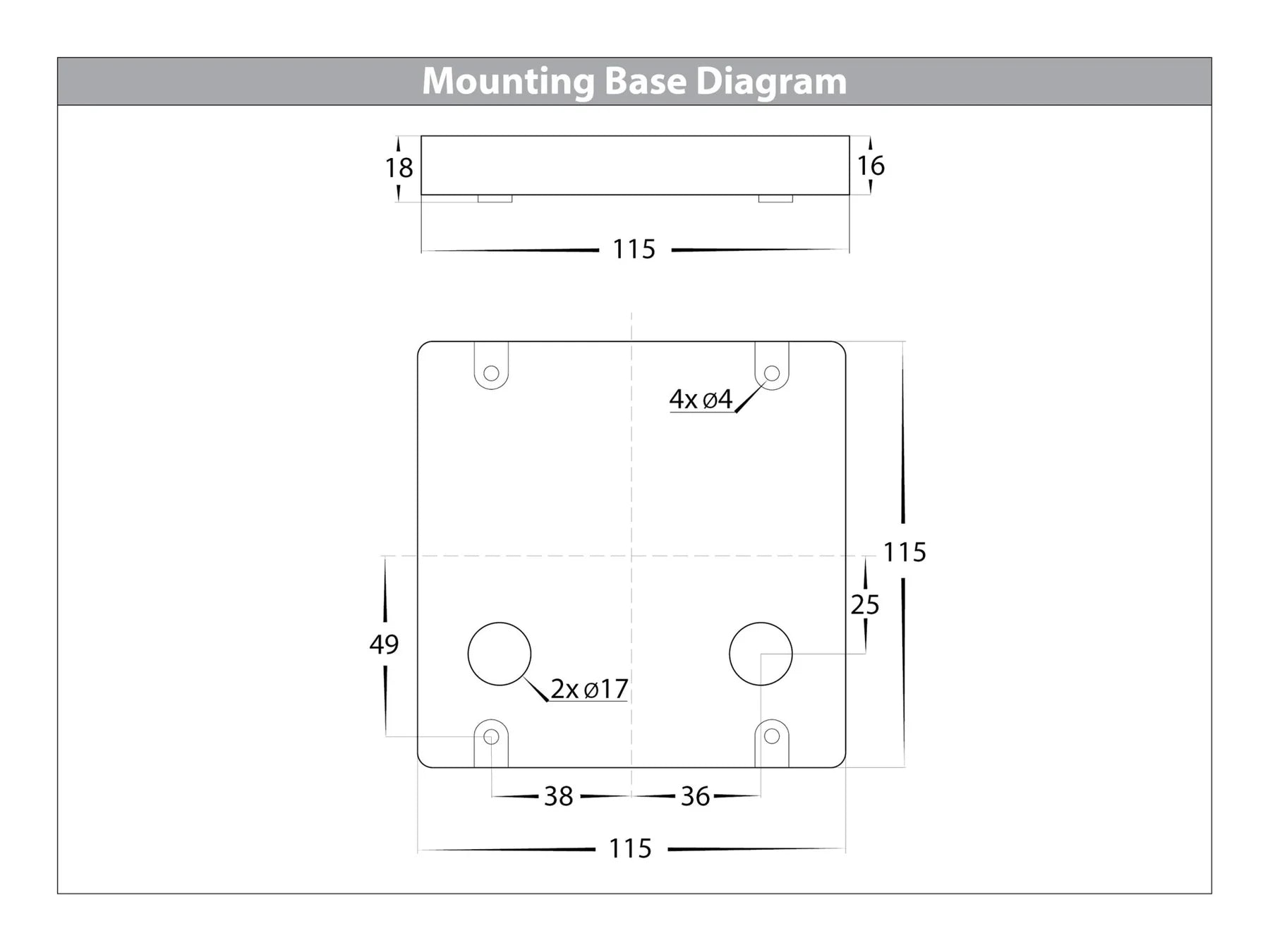Havit Seefore Square Garden Step and Up Lights Tri- White 3W 12V IP65 - HV3222T-WHT