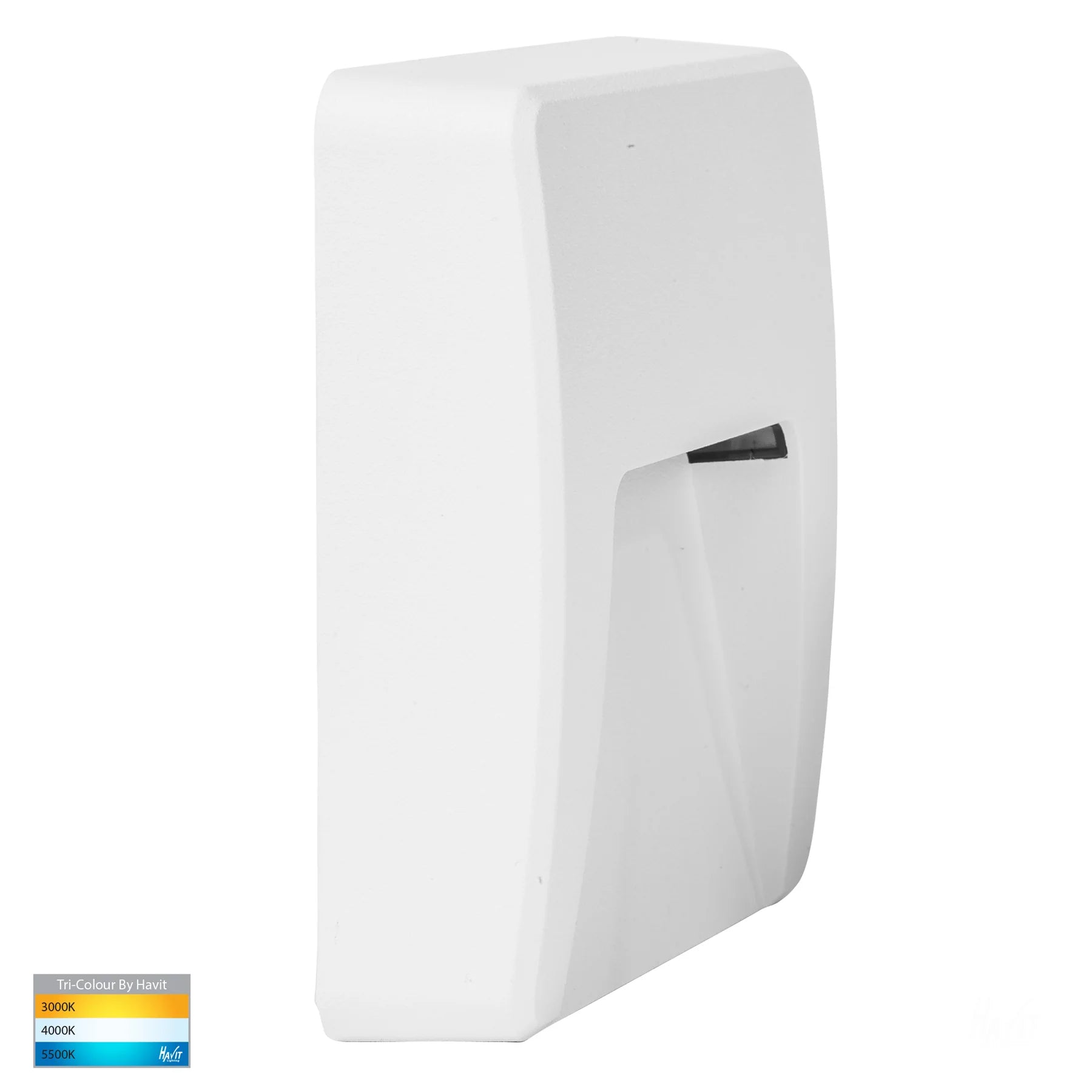 Havit Seefore Square Garden Step and Up Lights Tri- White 3W 12V IP65 - HV3222T-WHT