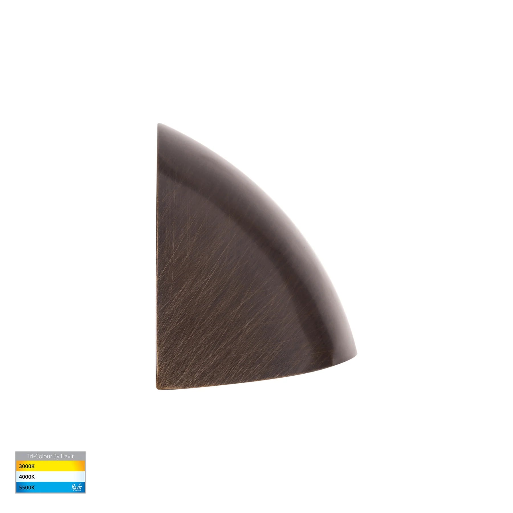 Havit Curva LED Exterior Step Lights Tri- Antique Brass 5W 12V IP65- HV3252T-AB-12V