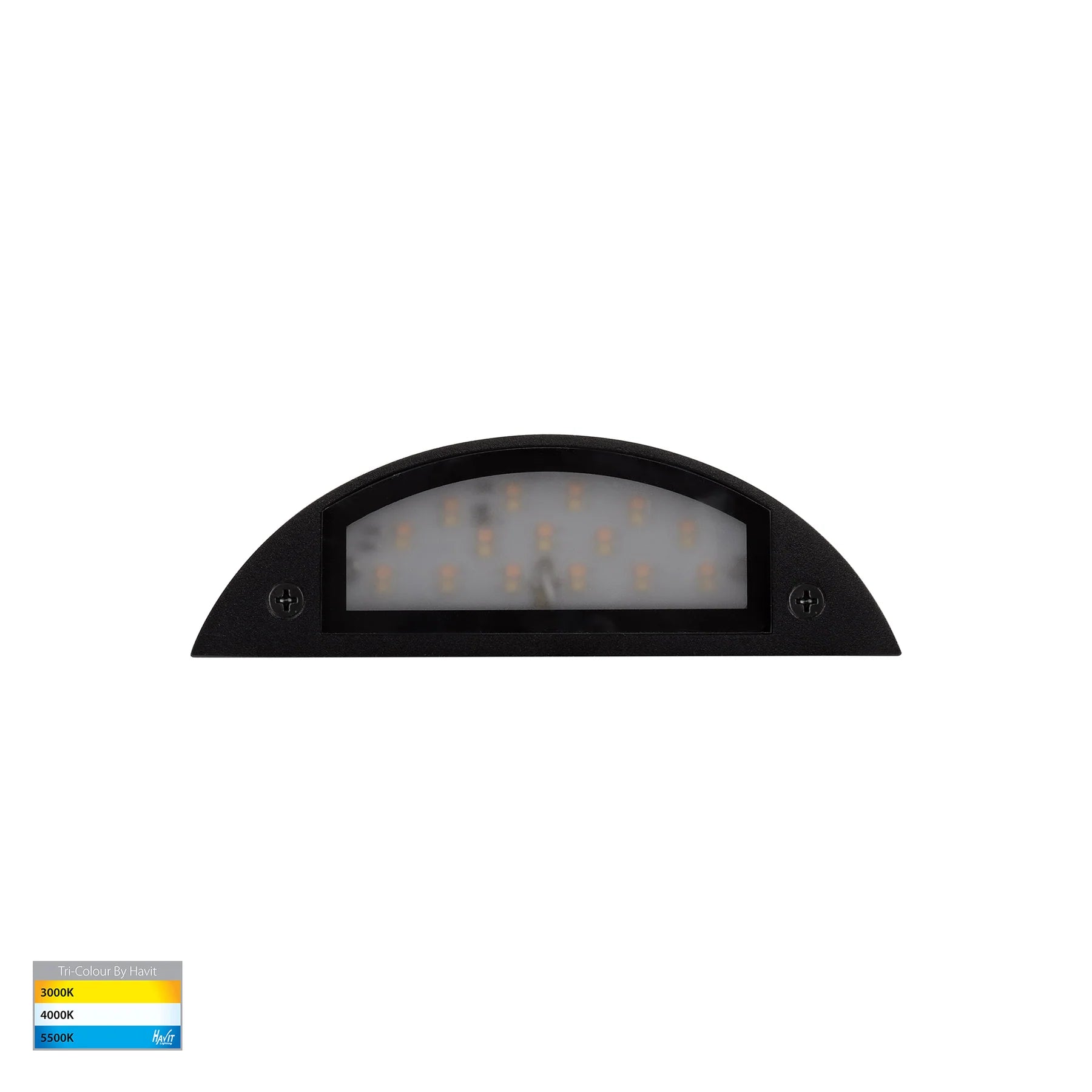 Havit Curva LED Exterior Step Lights Tri- Black 5W 12V IP65- HV3252T-BLK-12V