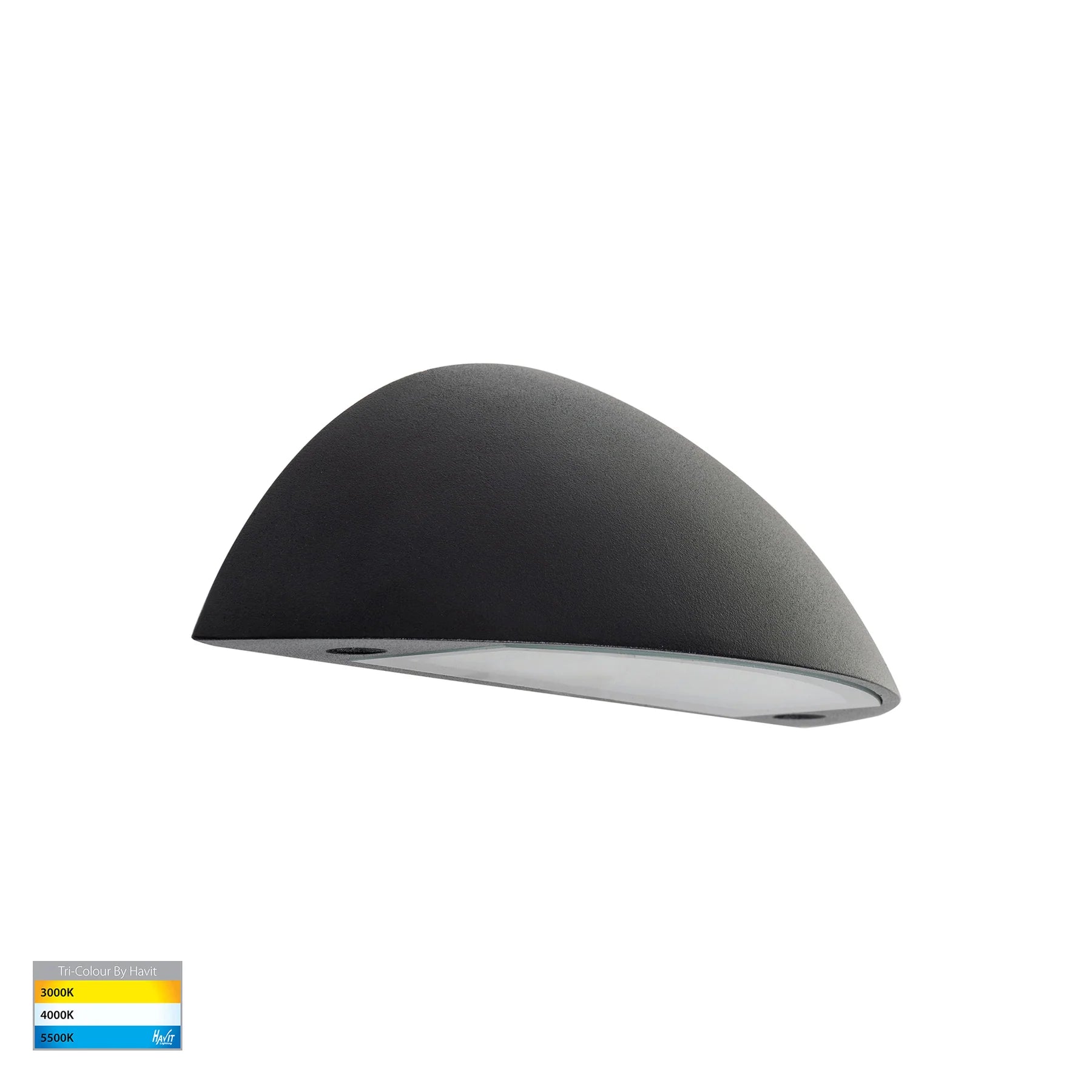 Havit Curva LED Exterior Step Lights Tri- Black 5W 12V IP65- HV3252T-BLK-12V