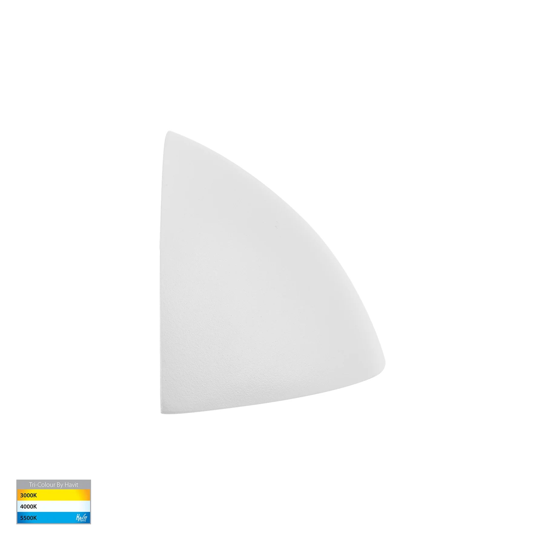 Havit Curva LED Exterior Step Lights Tri- White 5W 12V IP65- HV3252T-WHT-12V