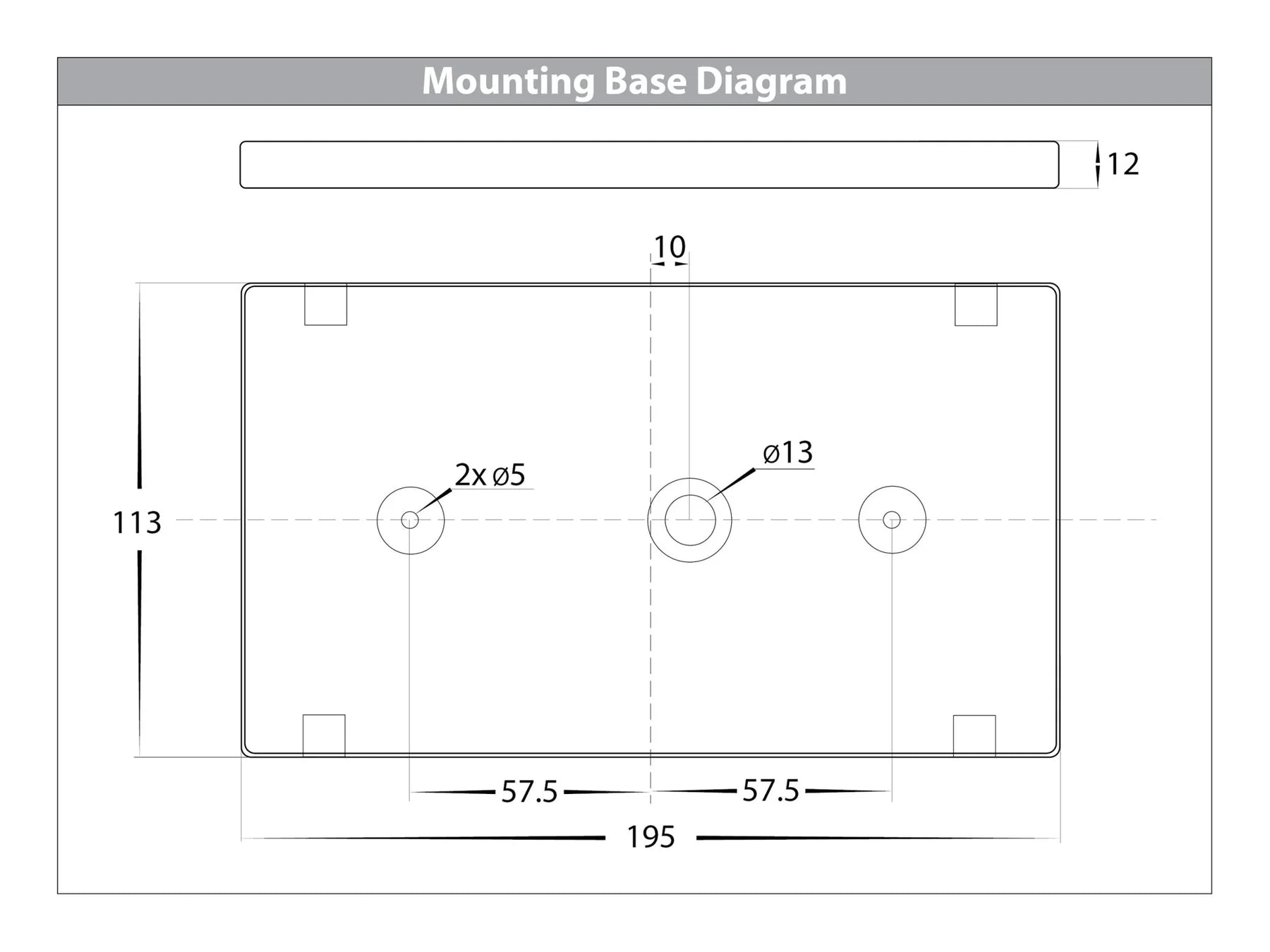 Havit Shim Surface Mounted Garden Step and Uplights Tri- White 12W 12/240V IP54 - HV3278T-WHT-240V, HV3278T-WHT-12V