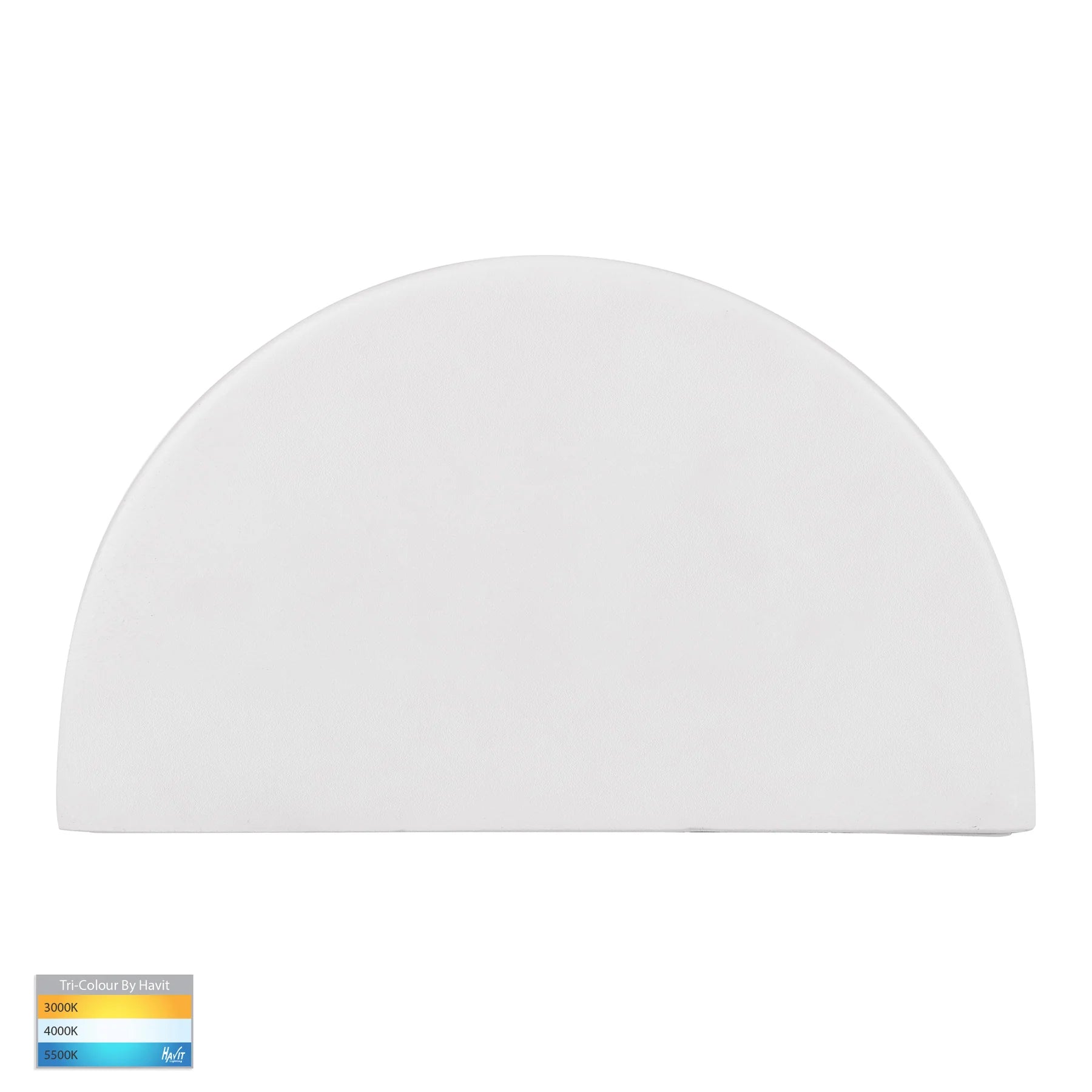 Havit Mood Surface Mounted Garden Step and Uplights Tri - White 6W 12V IP54 - HV3282T-WHT