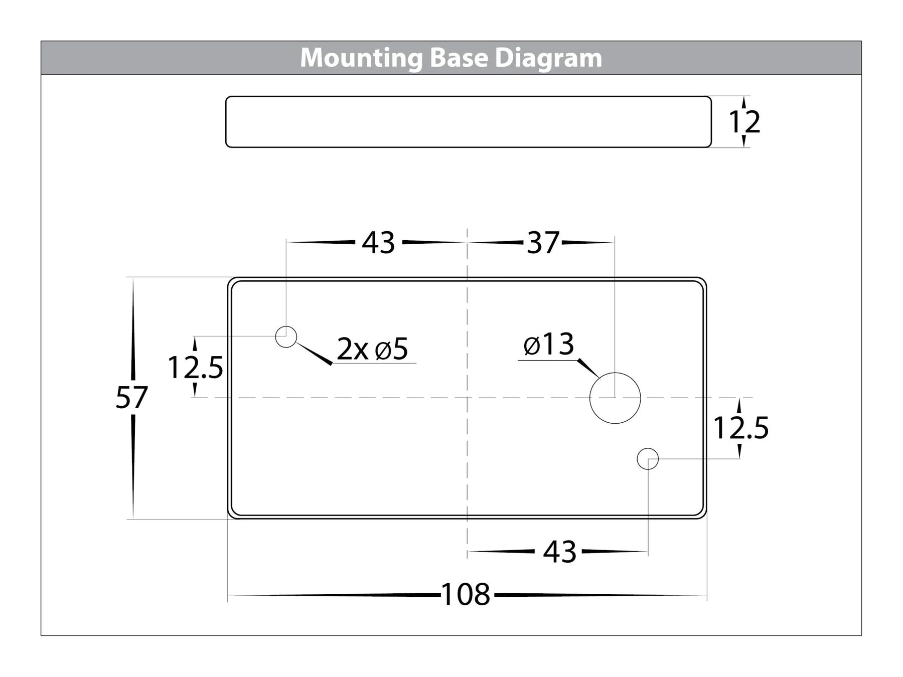 Havit Ridge Rectangular Garden Step snd Uplights Tri- Graphite 6W 12V IP54 - HV3283T-GPH