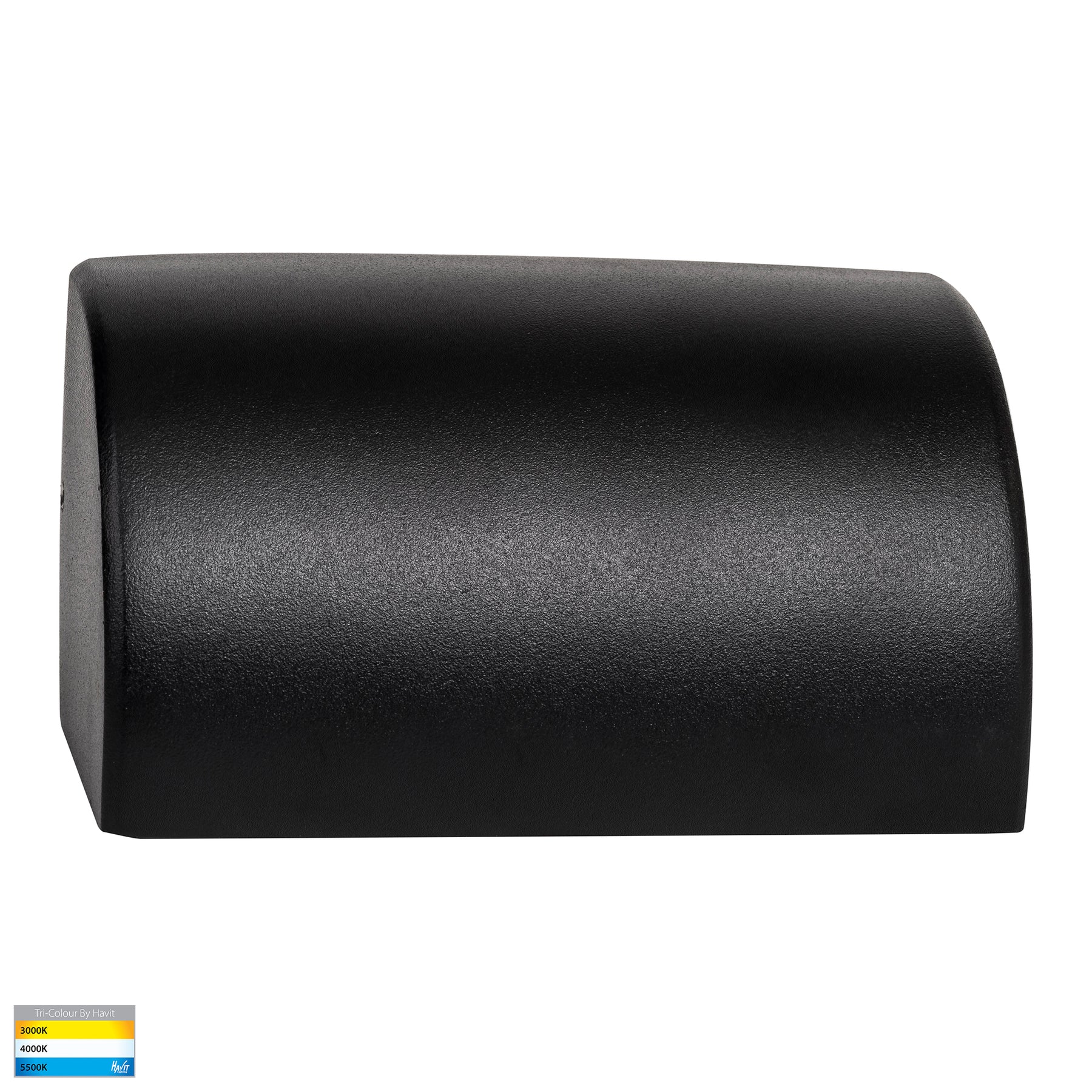 Havit Ridge Rectangular Garden Step and Uplights Tri- Black 6W 12V IP54 - HV3283T-BLK