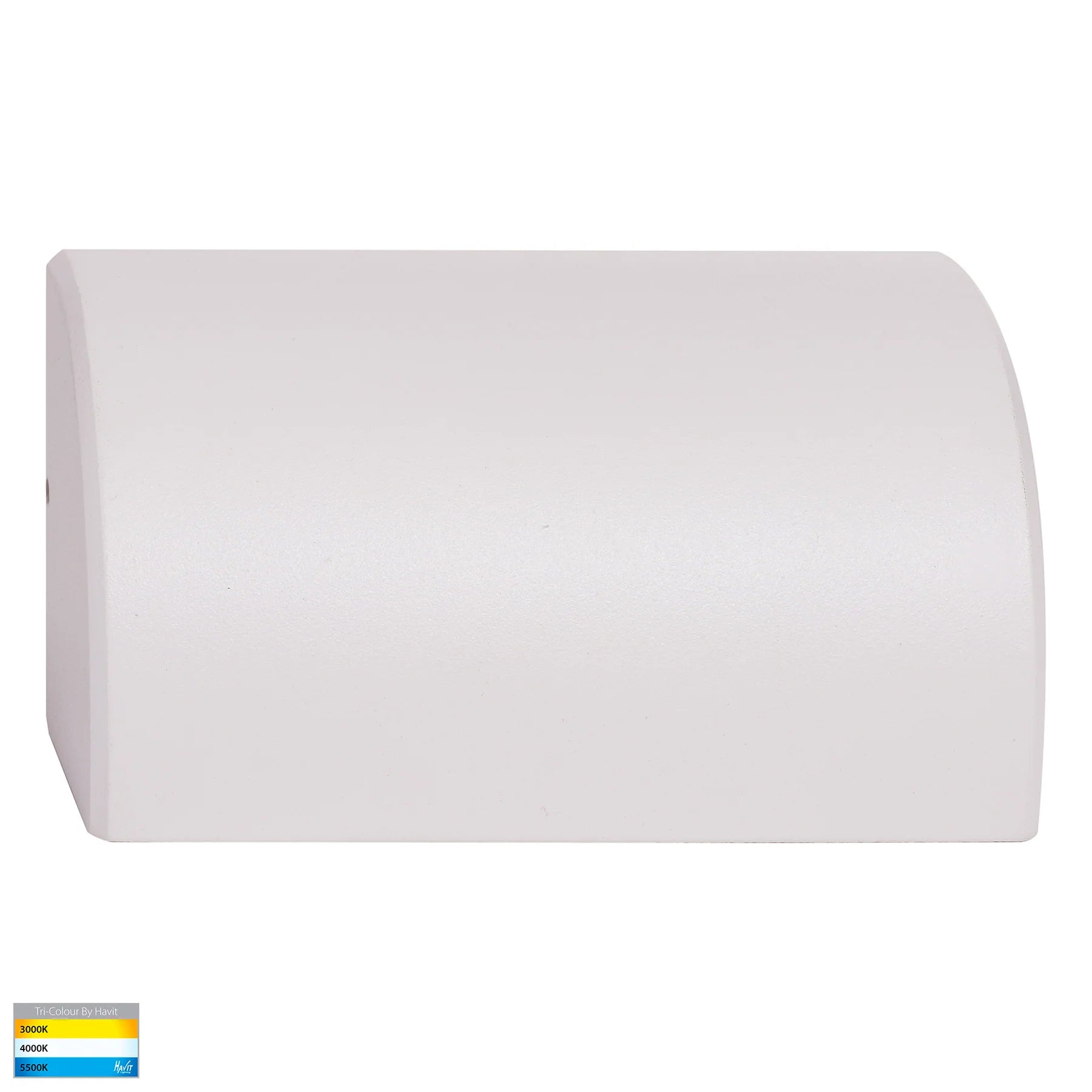 Havit Ridge Rectangular Garden Step and Uplights Tri - White 6W 12V IP54 - HV3283T-WH