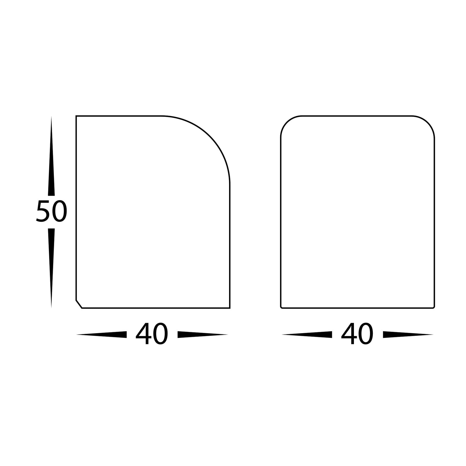 Havit Patra Surface Mounted Exterior Wall Lights Tri- White 1.5W 12V IP65 - HV3284T-WHT-12V
