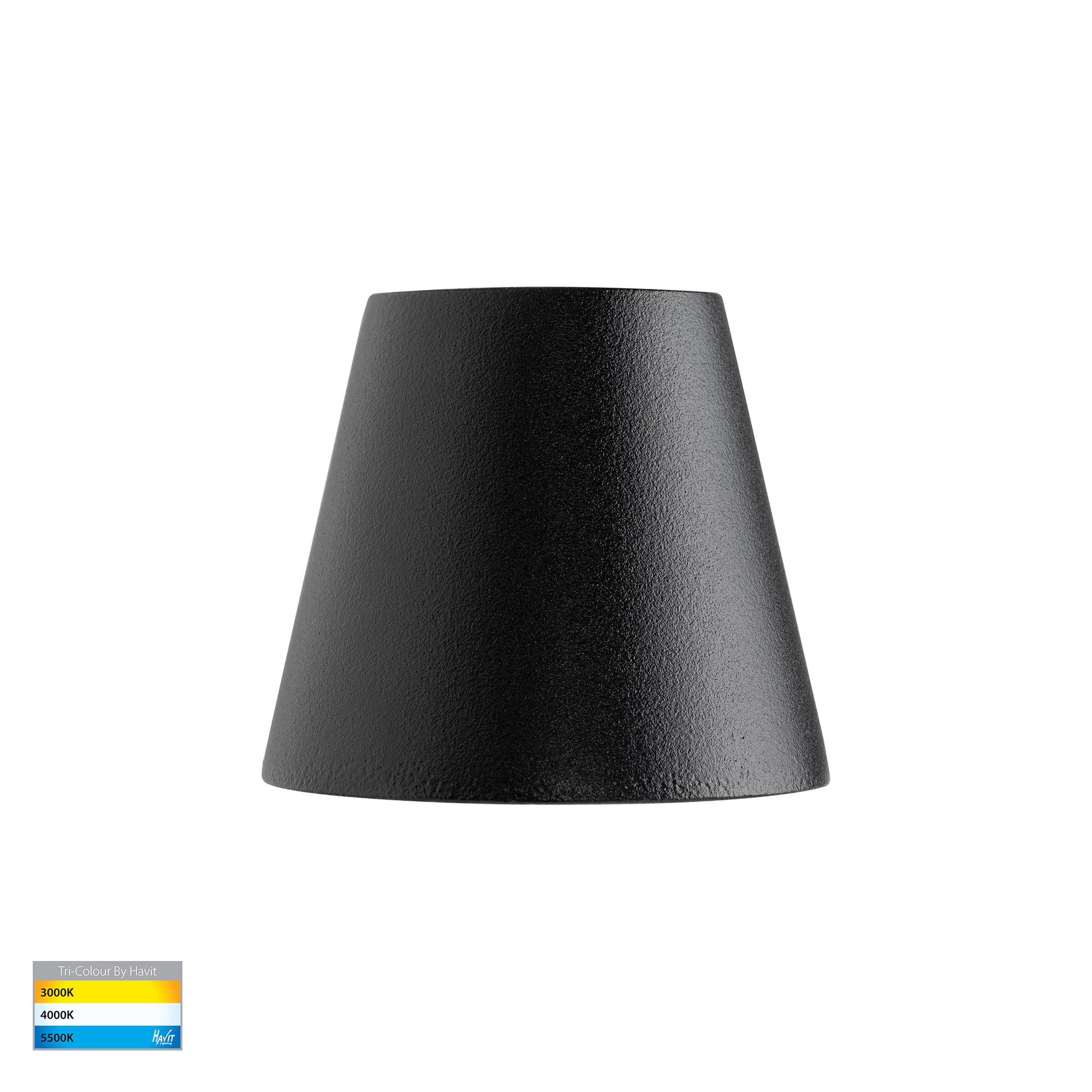 Havit Kaval Surface Mounted Exterior Wall Lights Tri- Black 1.5W 12V IP65 - HV3285T-BLK-12V