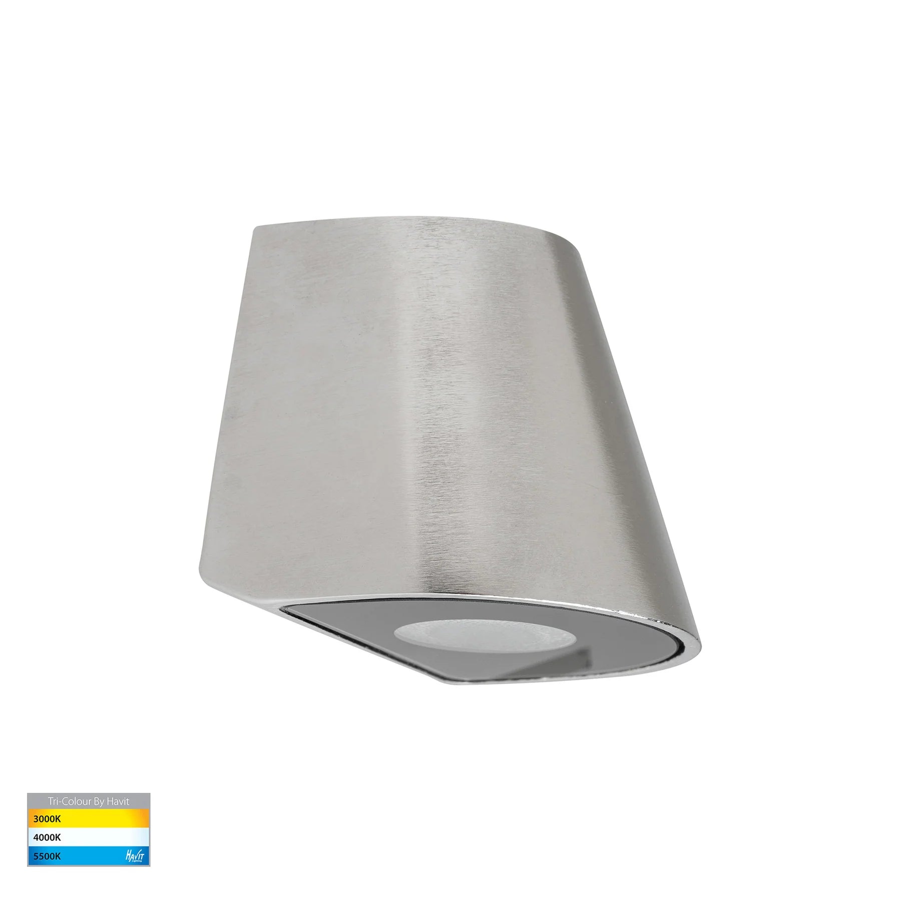 Havit Kaval Surface Mounted Exterior Wall Lights Tri- 316 Stainless Steel 1.5W 12V IP65- HV3285T-SS316-12V