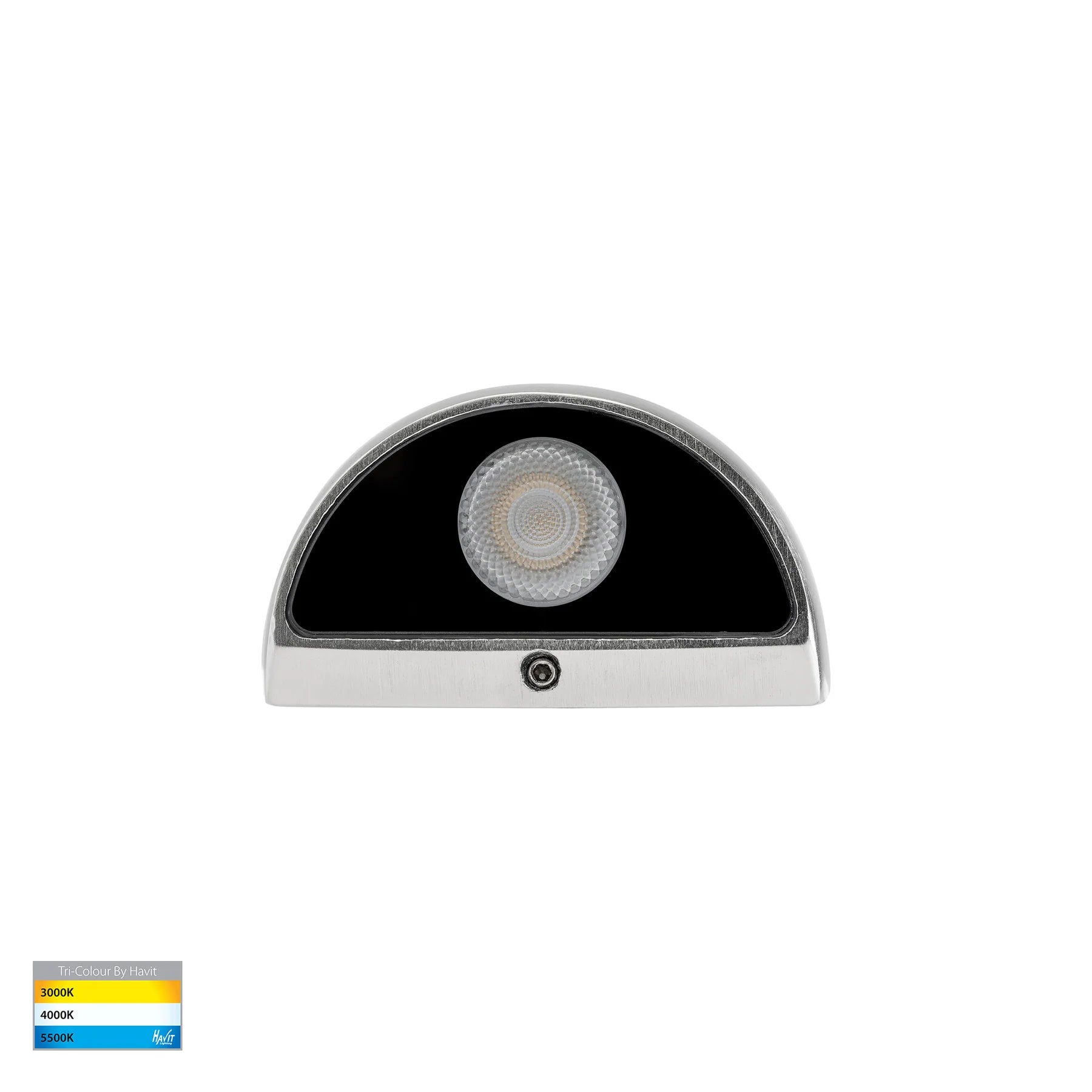 Havit Serres Surface Mounted Exterior Wall Lights Tri- 316 Stainless Steel 1.5W 12V IP65- HV3286T-SS316-12V