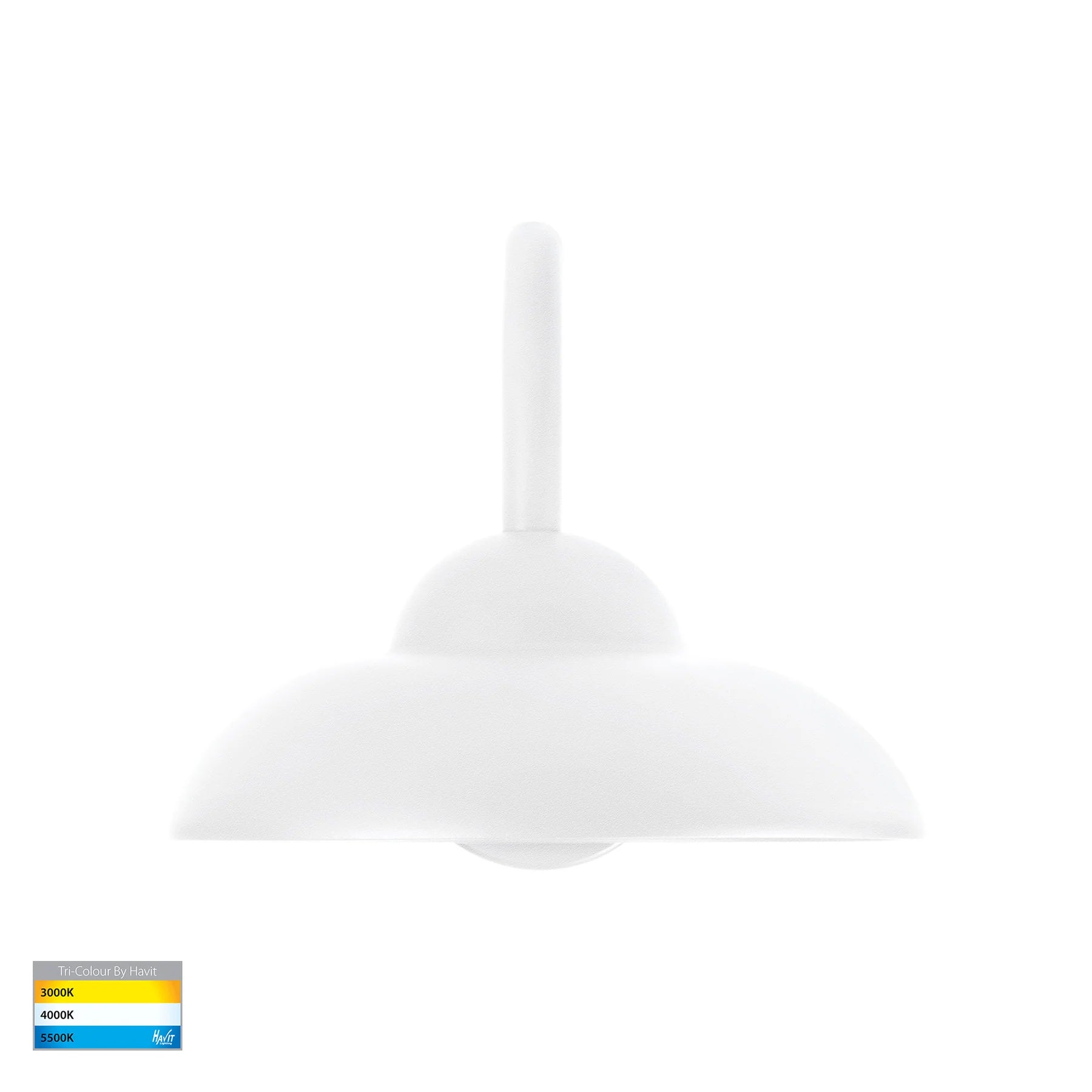 Havit Arkua Exterior Wall Lights Tri- Aluminium White 10W 240V IP54- HV3518T-WHT