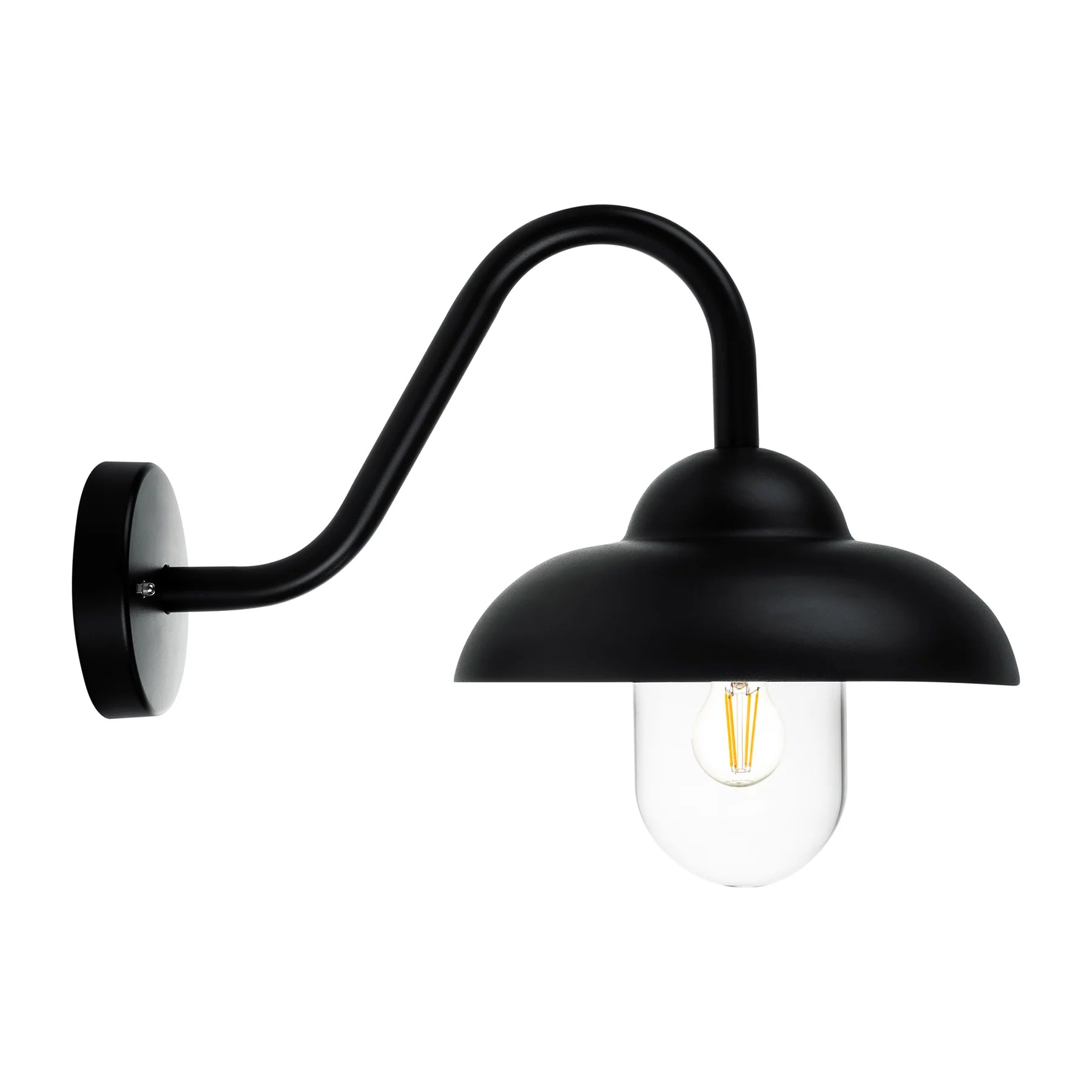 Havit Loka Exterior Wall Lights Tri- Aluminium Black 8W 240V IP54- HV3519W-BLK