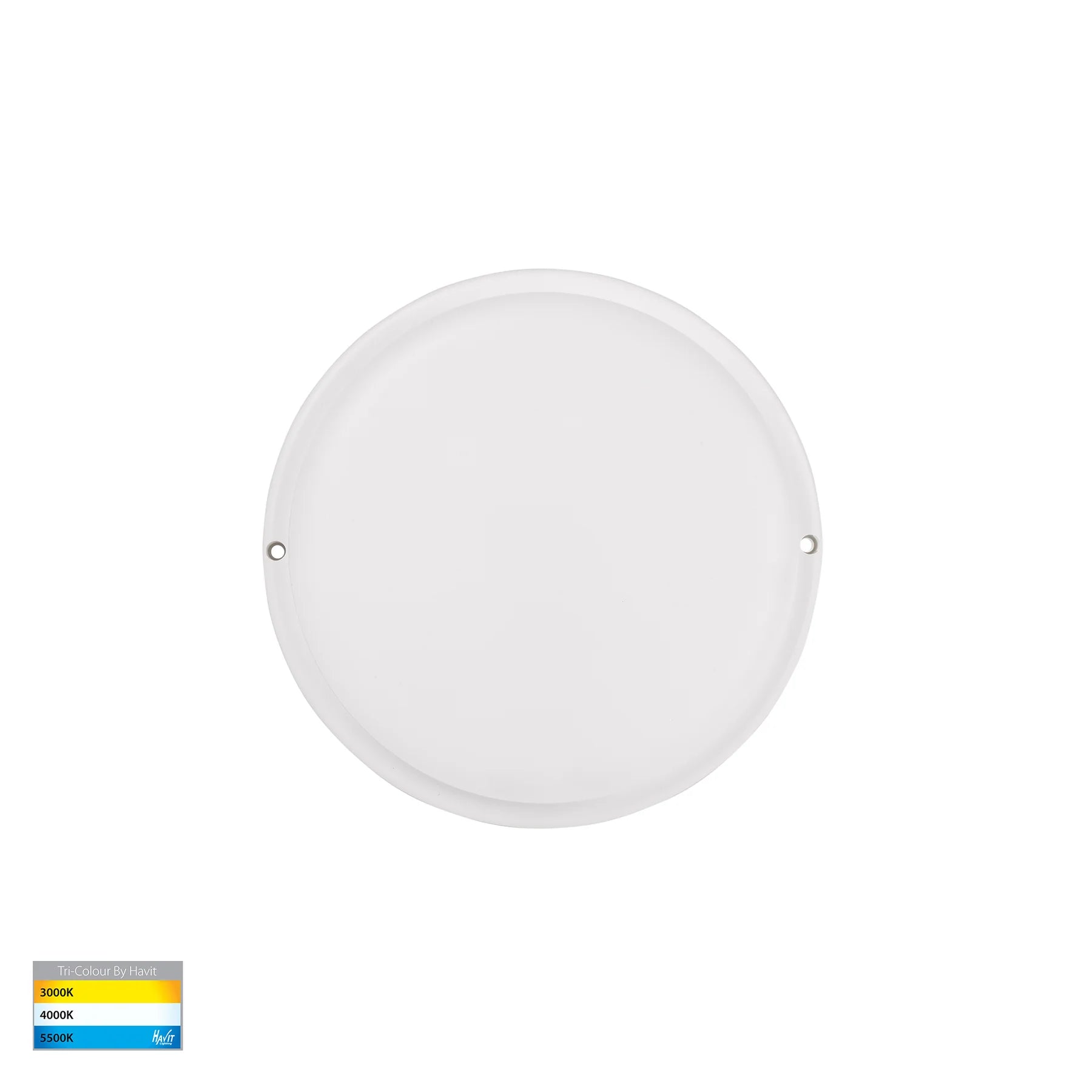 Havit Muovi Ceiling/ Exterior Wall Lights Tri- Polycarbonate White 7W 240V IP65- HV3523T-WHT
