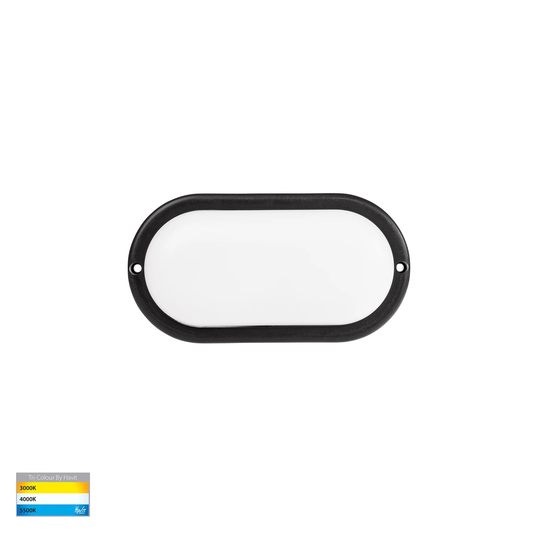 Havit Muovi Exterior Wall Lights Tri- Polycarbonate Black 5W 240V IP65- HV3526T-BLK