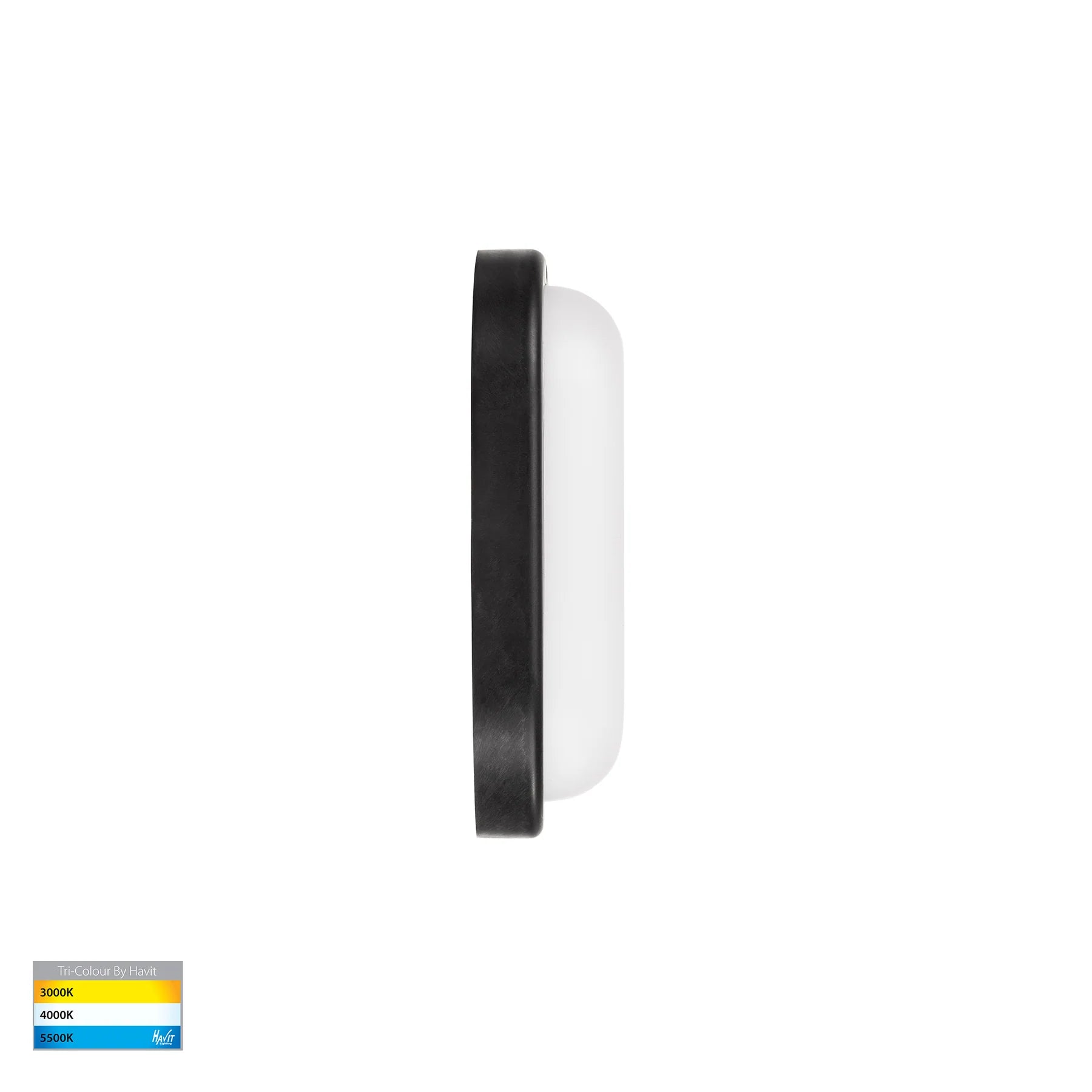 Havit Muovi Exterior Wall Lights Tri- Polycarbonate Black 5W 240V IP65- HV3526T-BLK