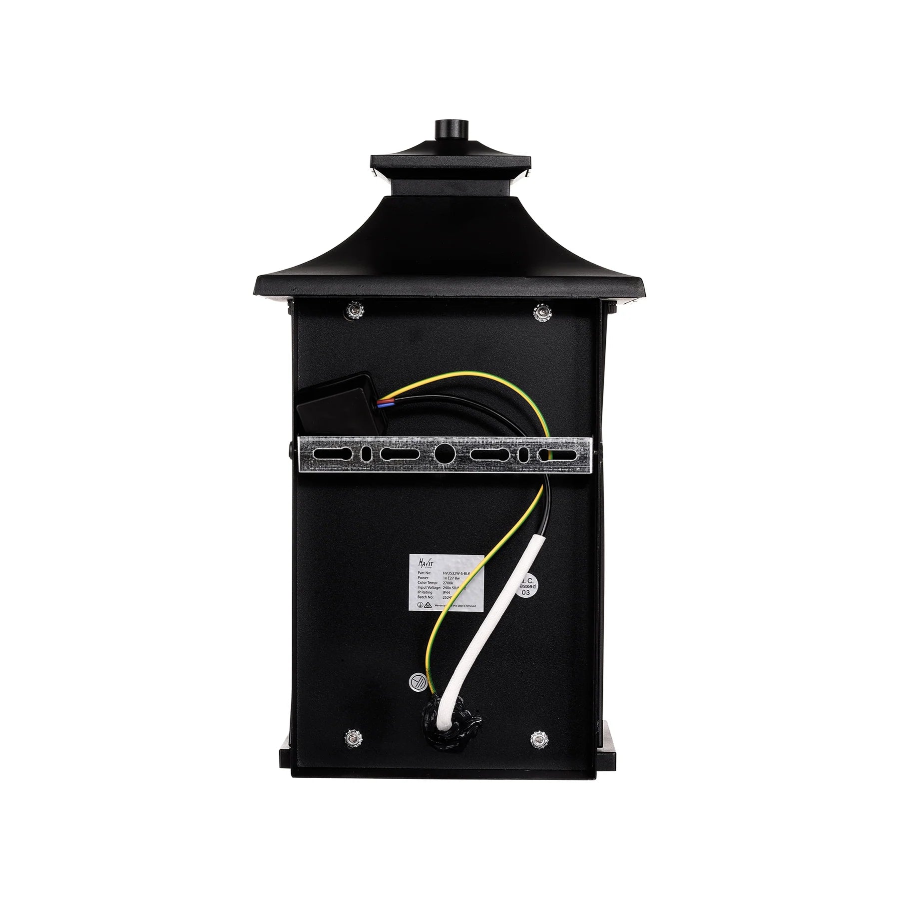 Havit Odin Galvanised Iron Exterior Wall Lights 2700K Black 8W 240V IP44- HV3532W-S-BLK