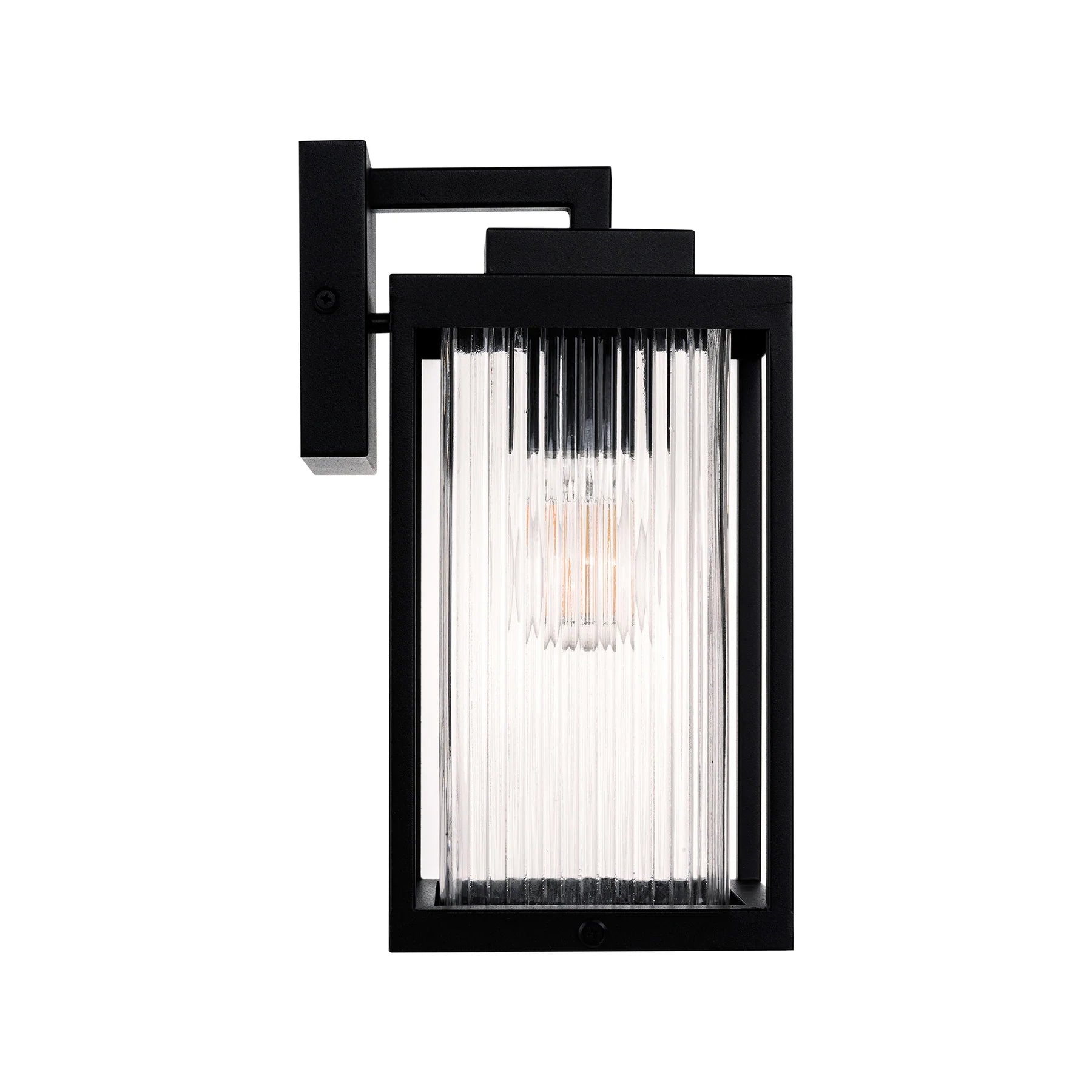 Havit Micah Galvanised Iron Exterior Wall Lights 2700K Black 8W 240V IP44- HV3533W-S-BLK