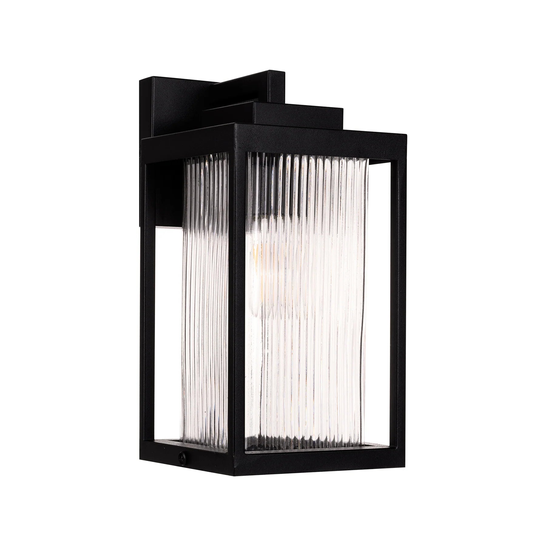 Havit Micah Galvanised Iron Exterior Wall Lights 2700K Black 8W 240V IP44- HV3533W-S-BLK