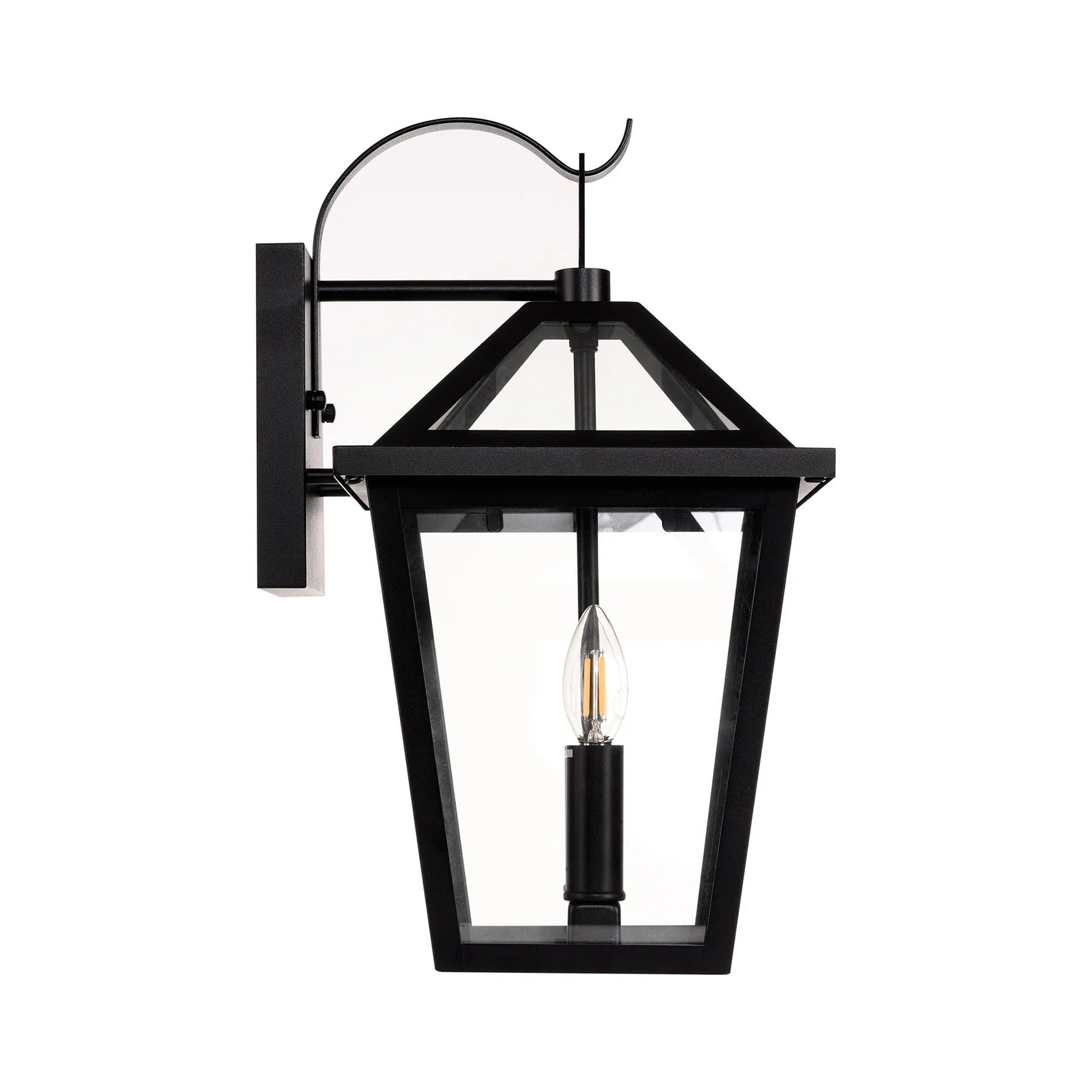 Havit Karter Galvanised Iron Exterior Wall Lights 2700K Black 2x4W 240V IP44- HV3538W-S-BLK