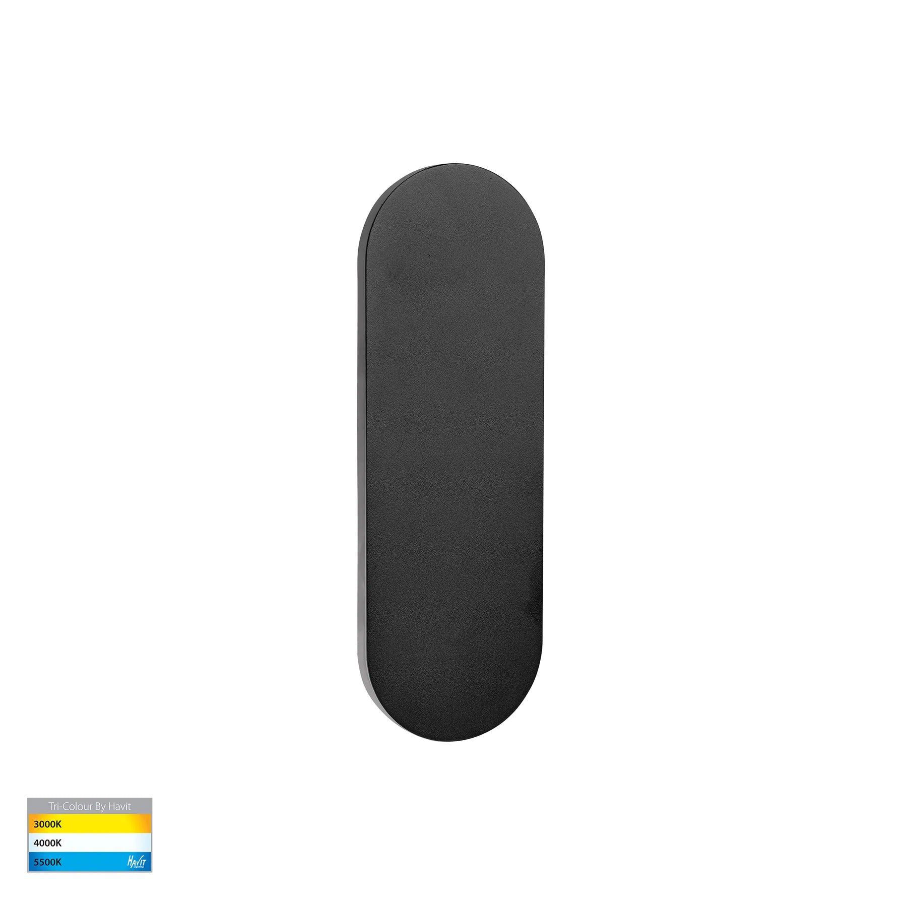 Havit Barline Shadow 300mm Exterior Wall Lights Tri- Aluminium Black 6W 240V IP65- HV3561T-BLK