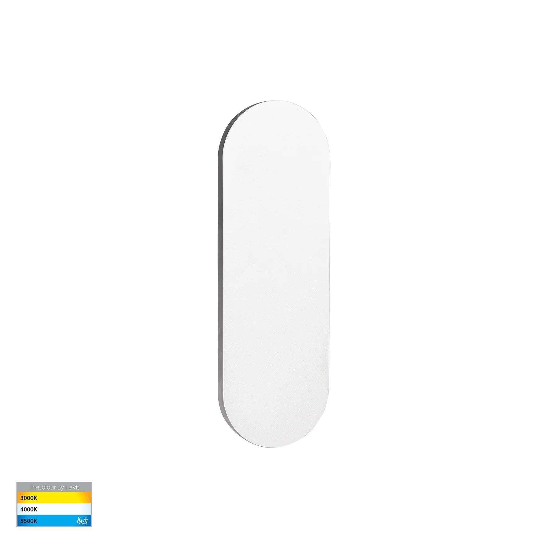 Havit Barline Shadow 300mm Exterior Wall Lights Tri- Aluminium White 6W 240V IP65- HV3561T-WHT