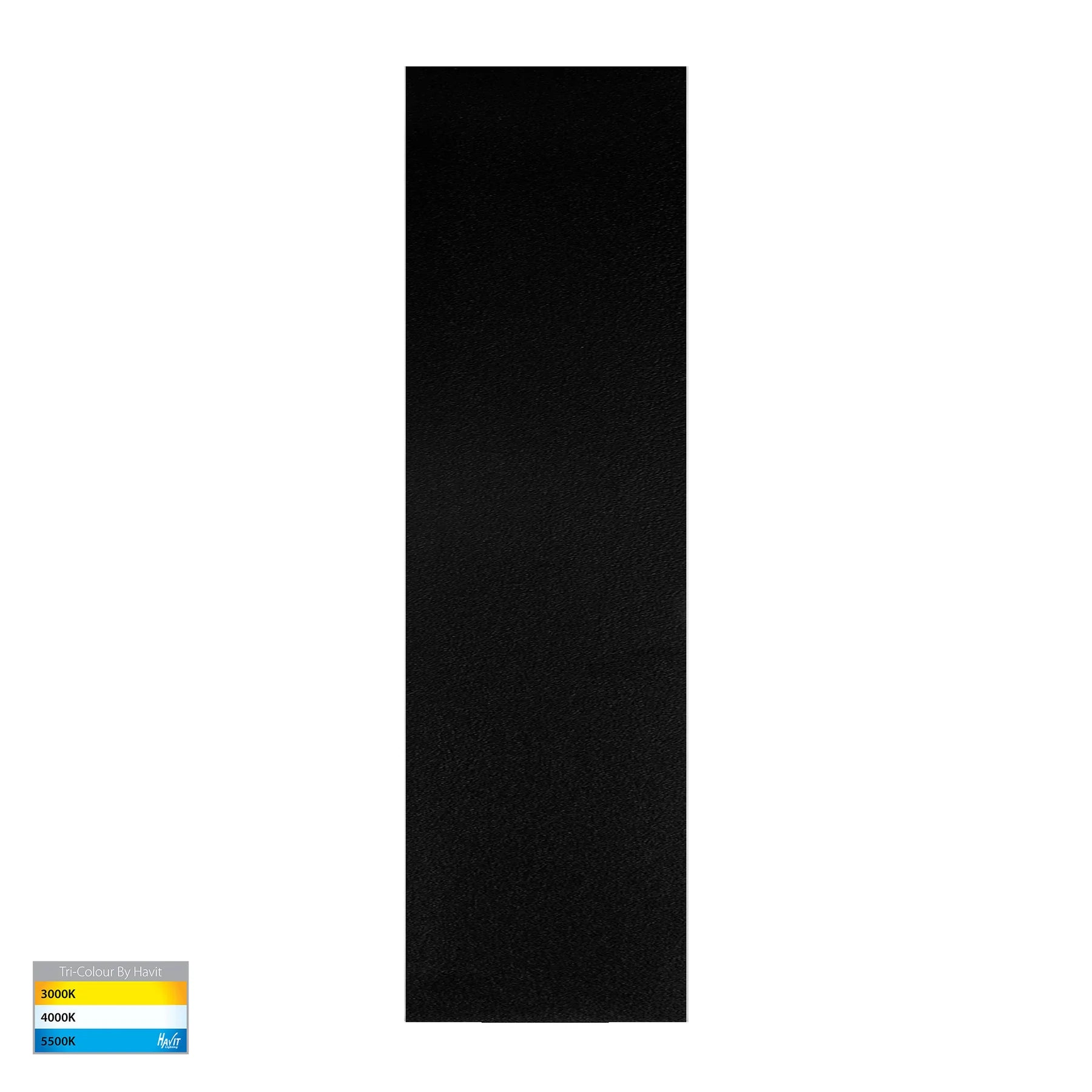 Havit Barline Shadow 300mm Exterior Wall Lights Tri - Aluminium Black 4.5W-9W 24V/240V IP65 - HV3571T-BLK
