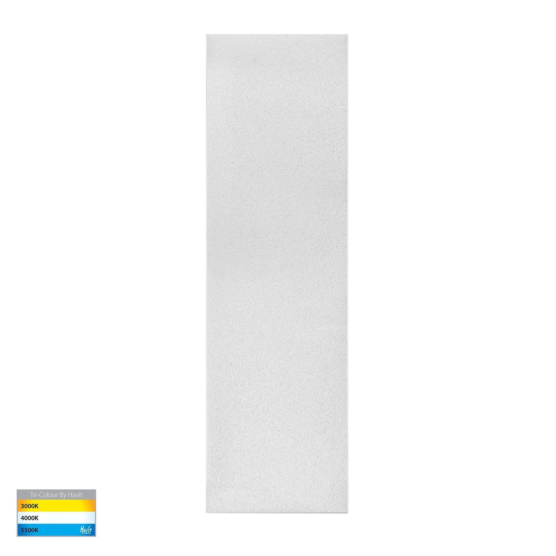 Havit Barline Shadow 300mm Exterior Wall Lights Tri - Aluminium White 4.5W-9W 24V/240V IP65 - HV3571T-WHT