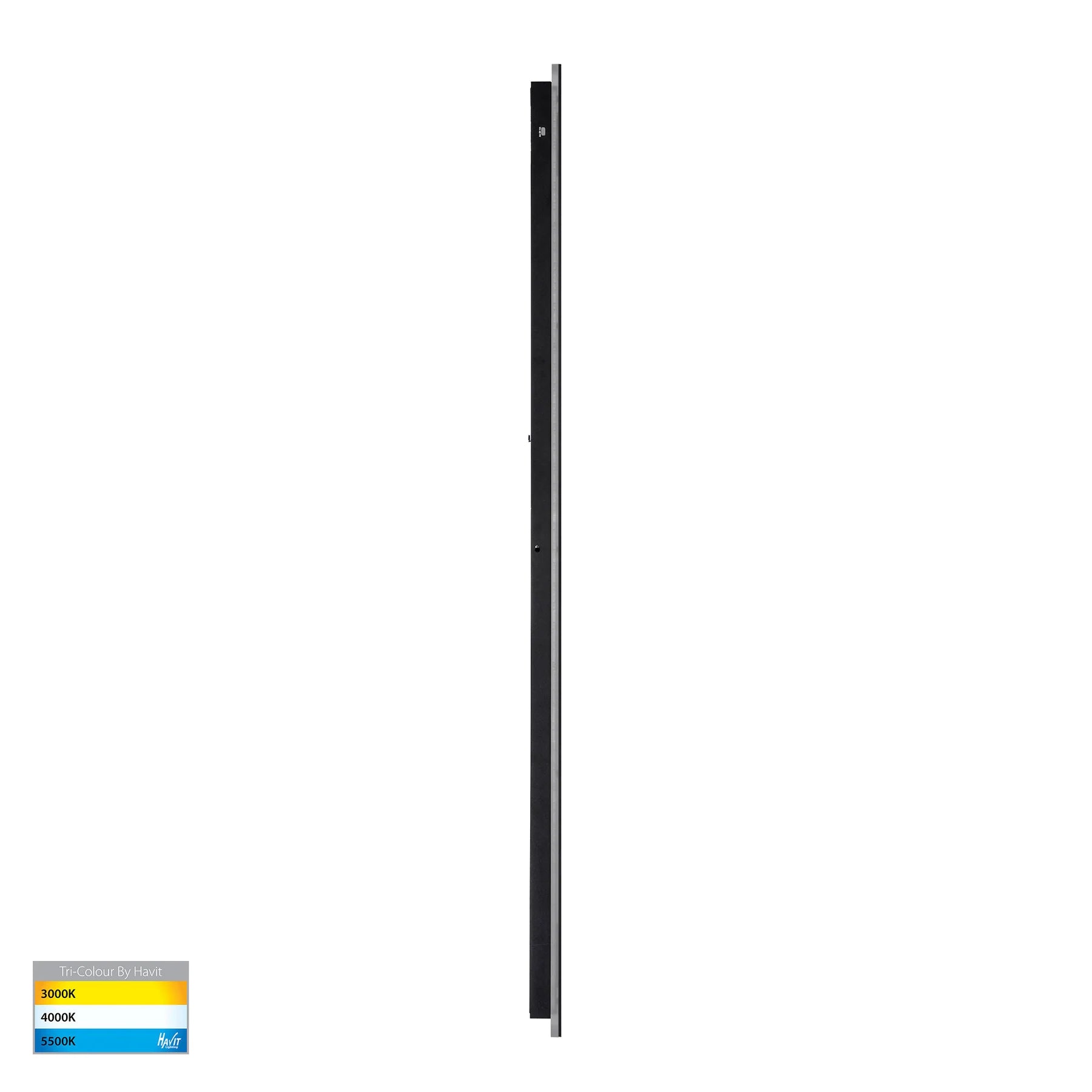 Havit Barline Shadow 1500mm Exterior Wall Lights Tri- Aluminium Black 22W-45W 240V/24V IP65 - HV3576T-BLK
