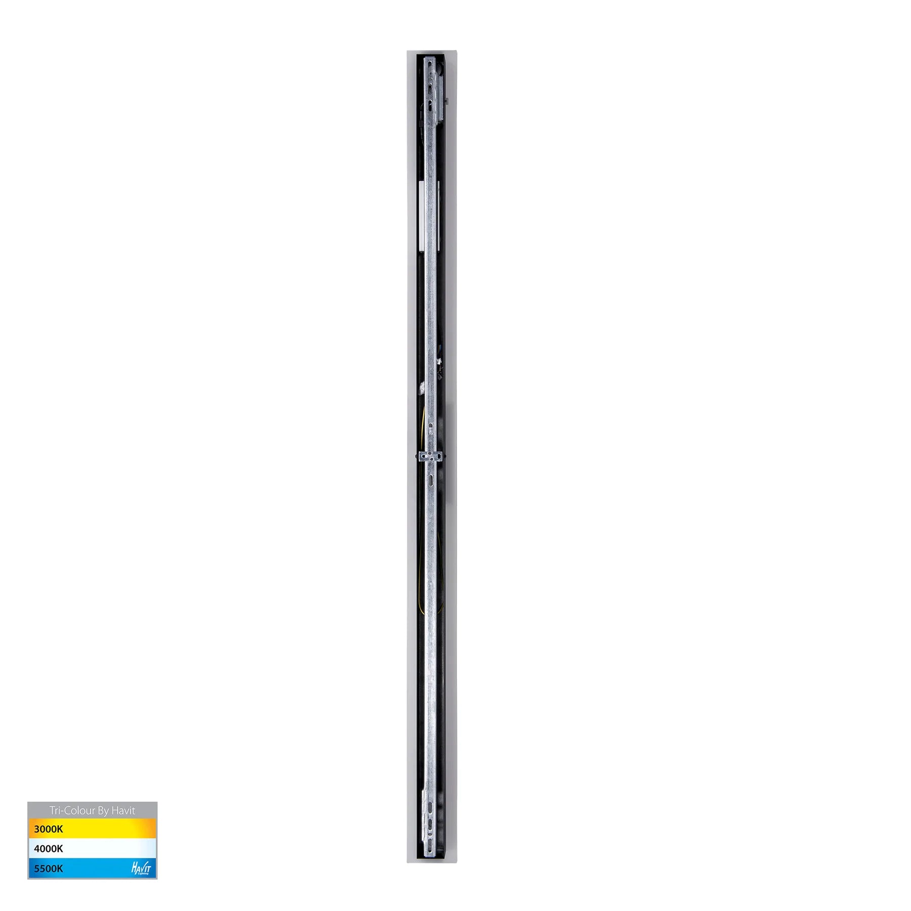 Havit Barline Shadow 1500mm Exterior Wall Lights Tri- Aluminium Black 22W-45W 240V/24V IP65 - HV3576T-BLK