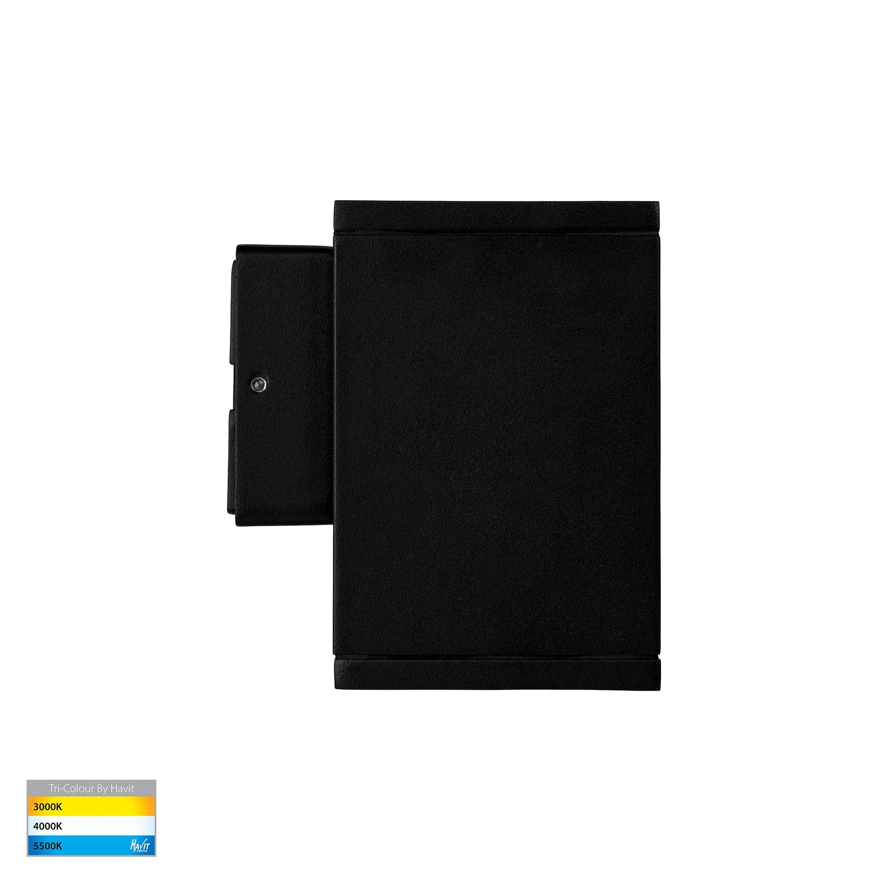 Havit Quadru Square Fixed Down Exterior Wall Lights Tri - Black 5W 240V IP54 - HV3623T-BLK - Havit Lighting