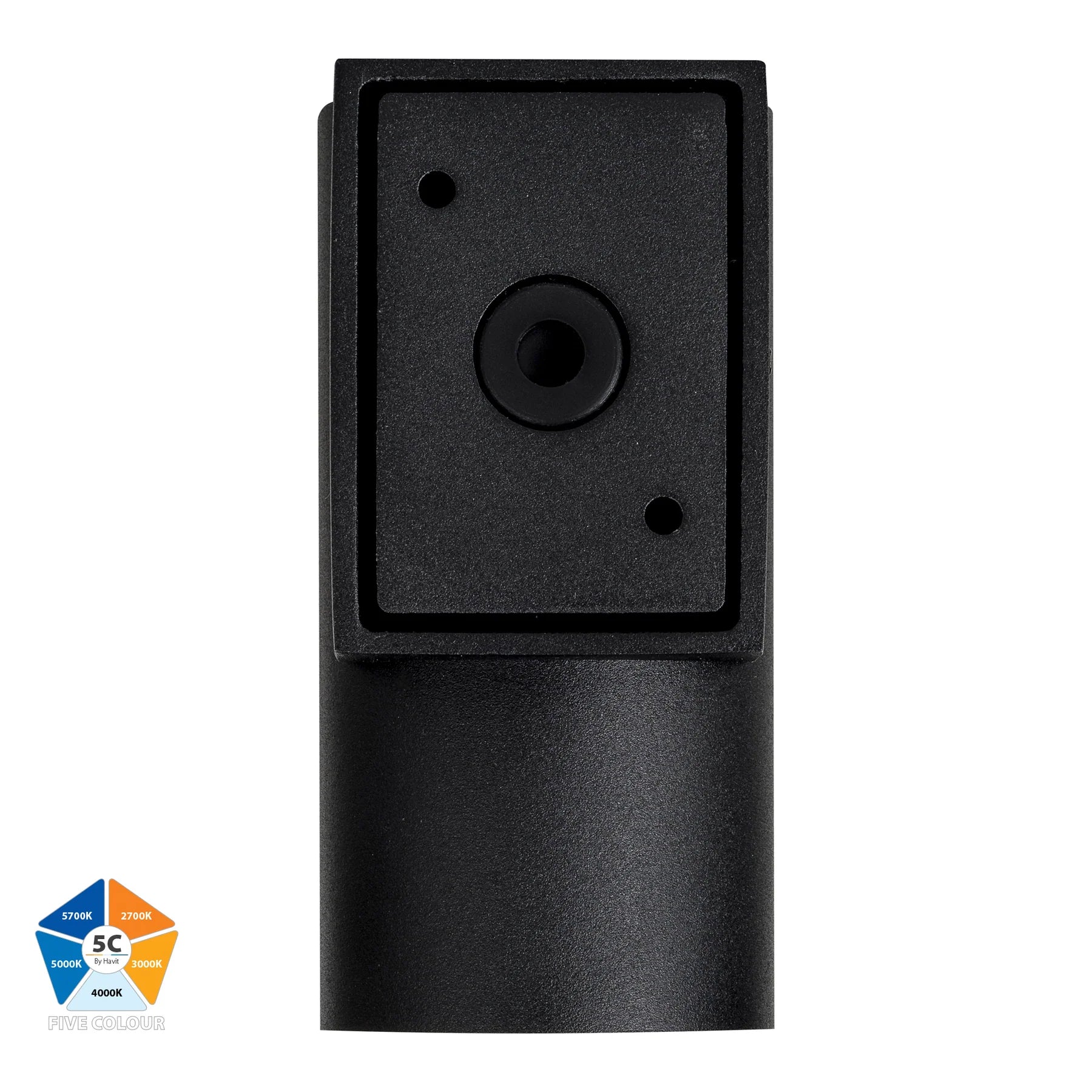 Havit Aries Fixed Down Exterior Wall Lights 5CCT Black 6W 240V IP65 - HV3625S-ALUBLK - Havit Lighting