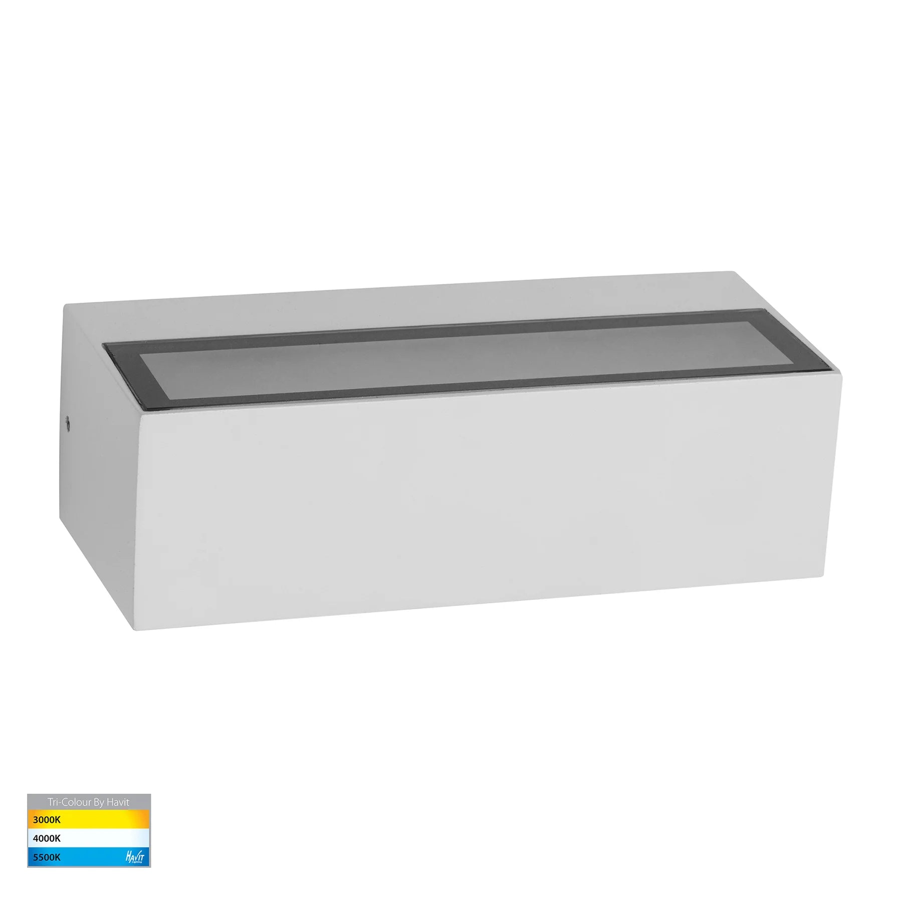 Havit Siena Up & Down Exterior Wall Lights Tri - White 2x4.5W 240V IP54 - HV3655T-WHT - Havit Lighting