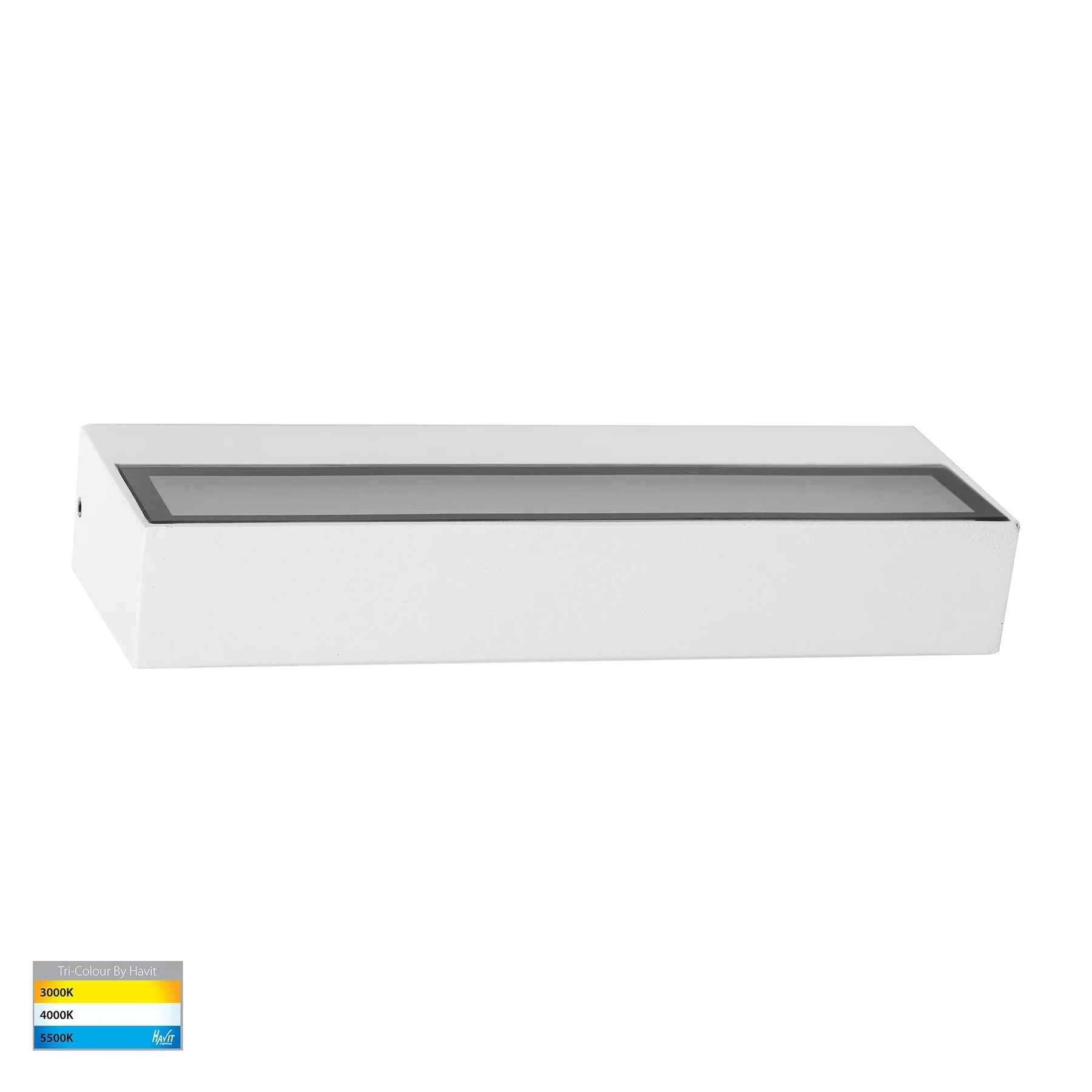 Havit Siena Uplighter Exterior Wall Lights Tri - White 9W 240V IP54 - HV3656T-WHT - Havit Lighting
