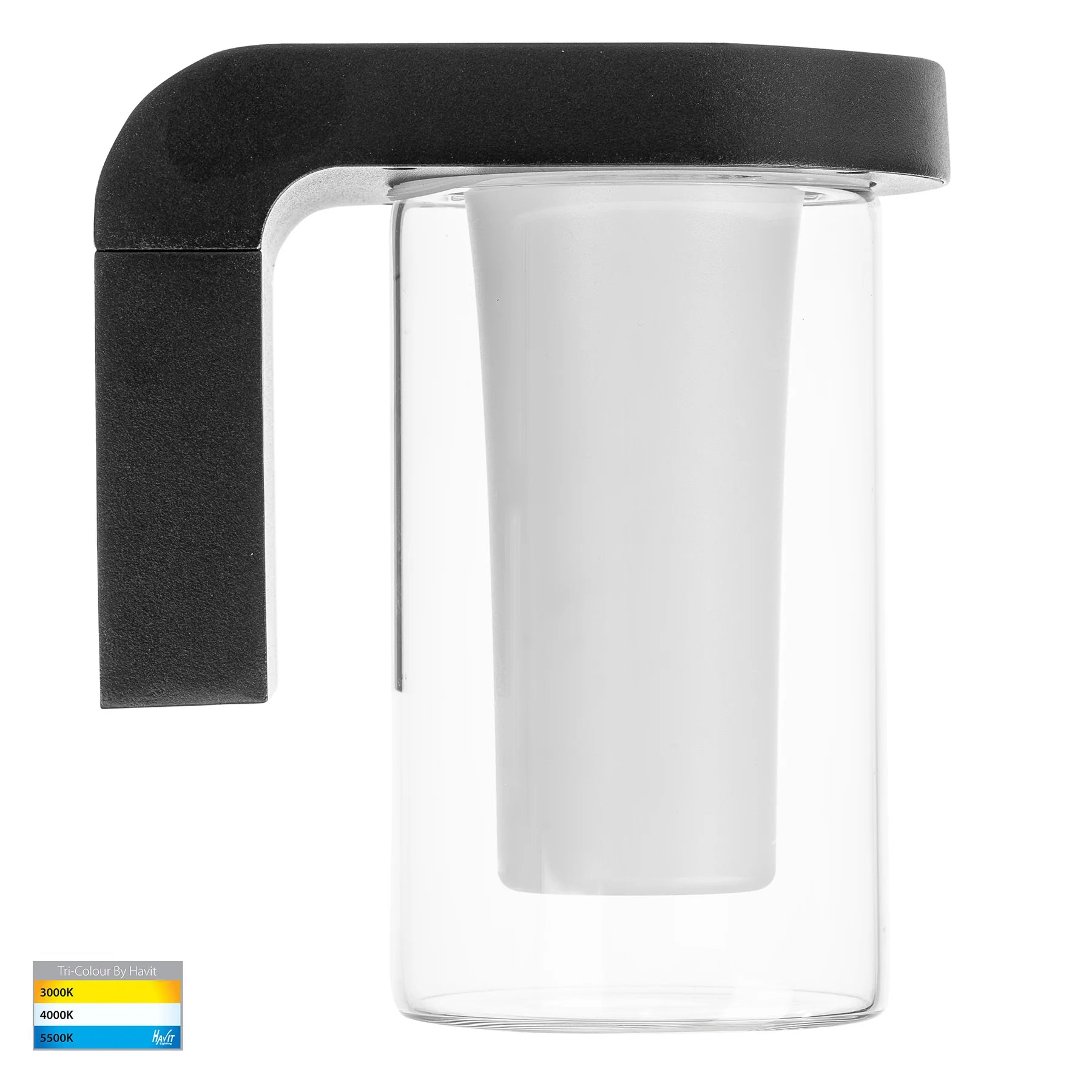 Havit Otaner LED Exterior Wall Lights Tri- Black 10W 240V IP54 - HV3691T-BLK-240V